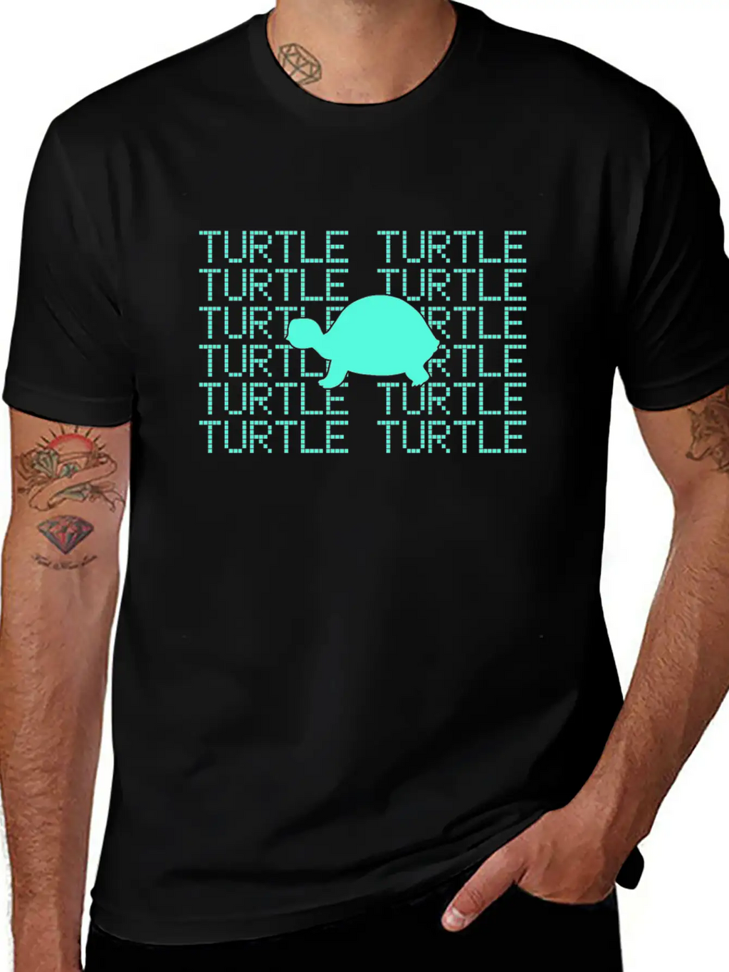 Turtle Essential Cotton Tee For Daily Outfits – Unisex Style