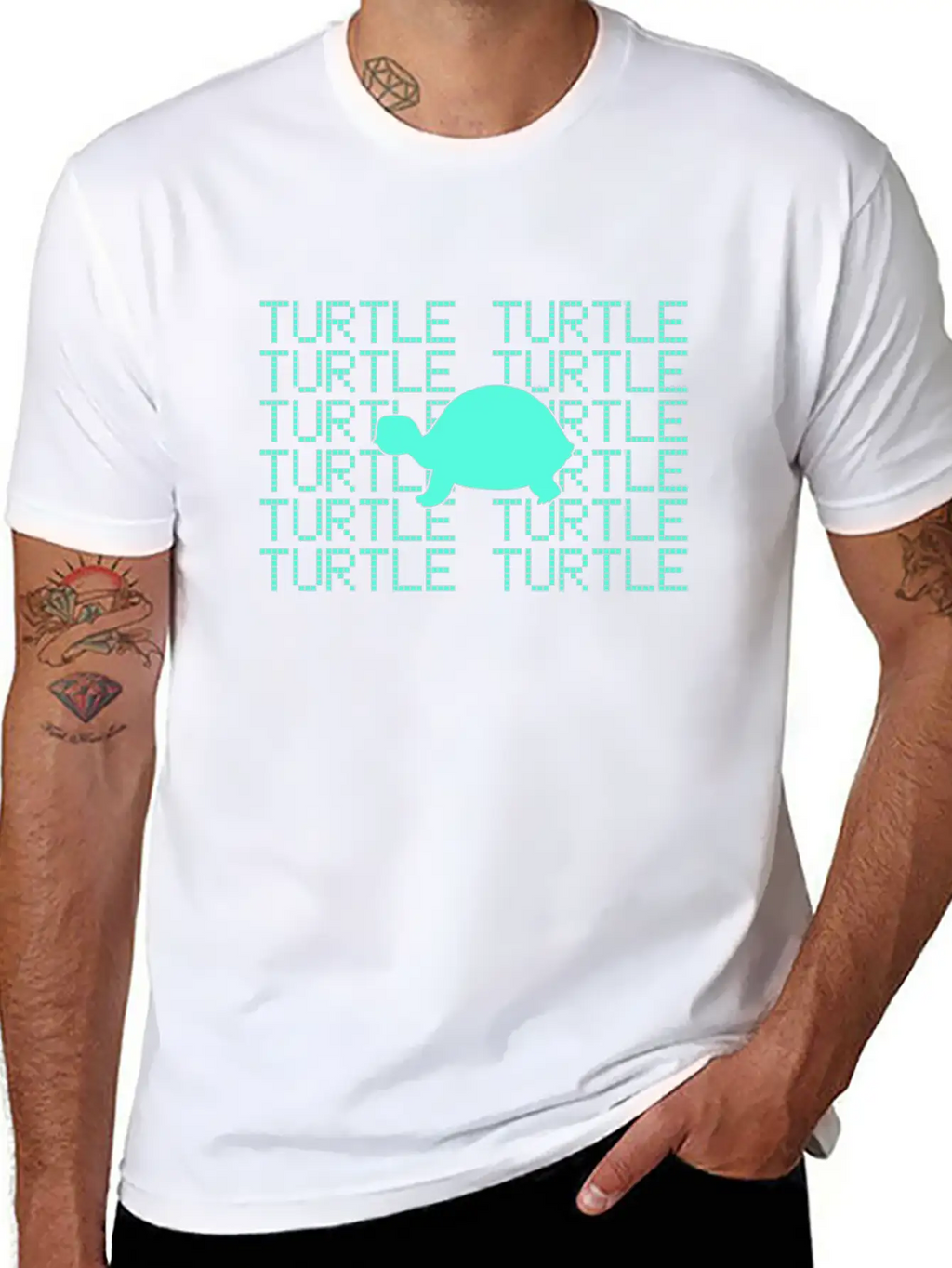 Turtle Essential Cotton Tee For Daily Outfits – Unisex Style
