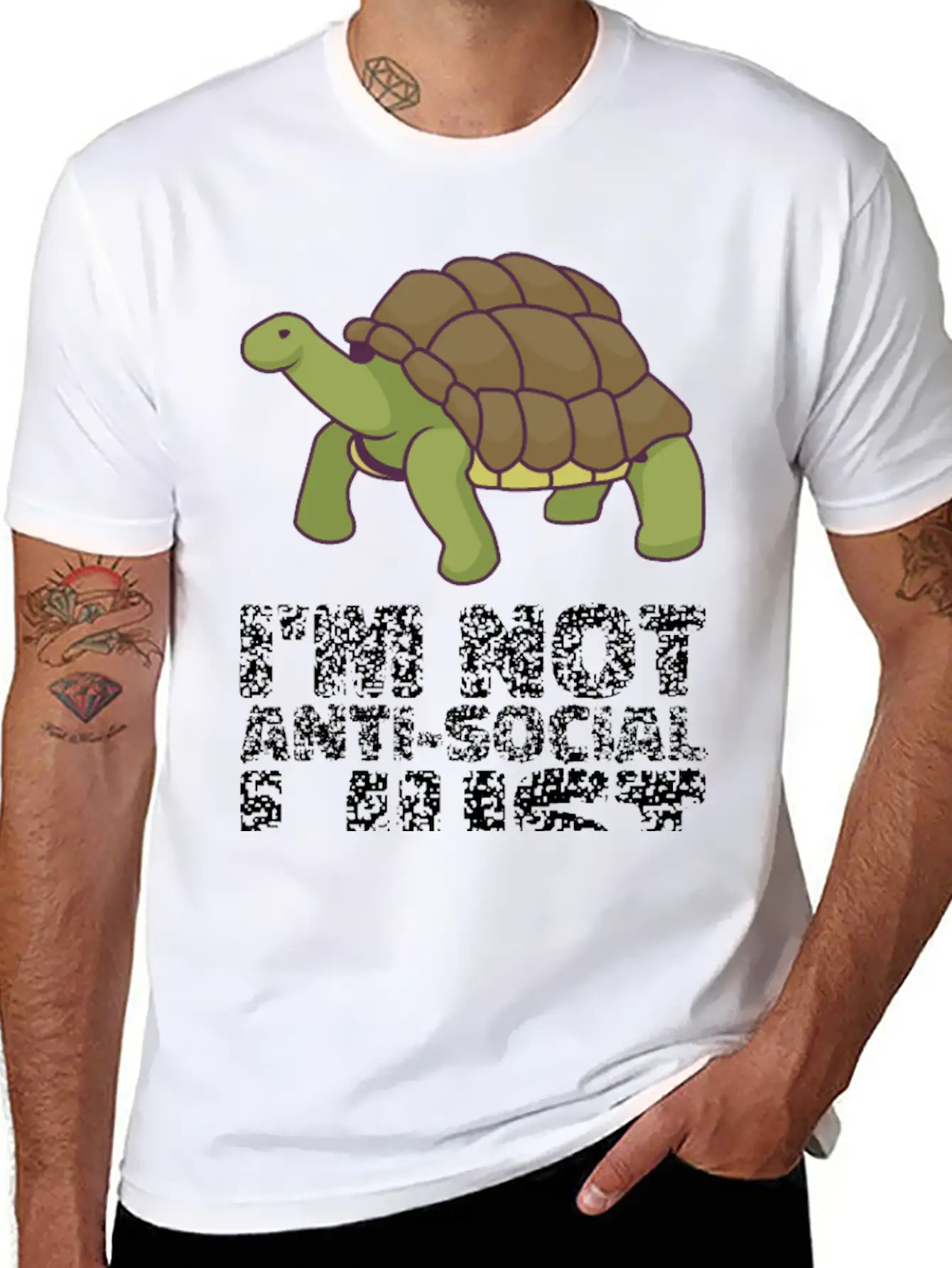 Turtle Gifts For Turtle Lover & Keeper Unisex Casual T-Shirt – Clean Design For Daily Comfort