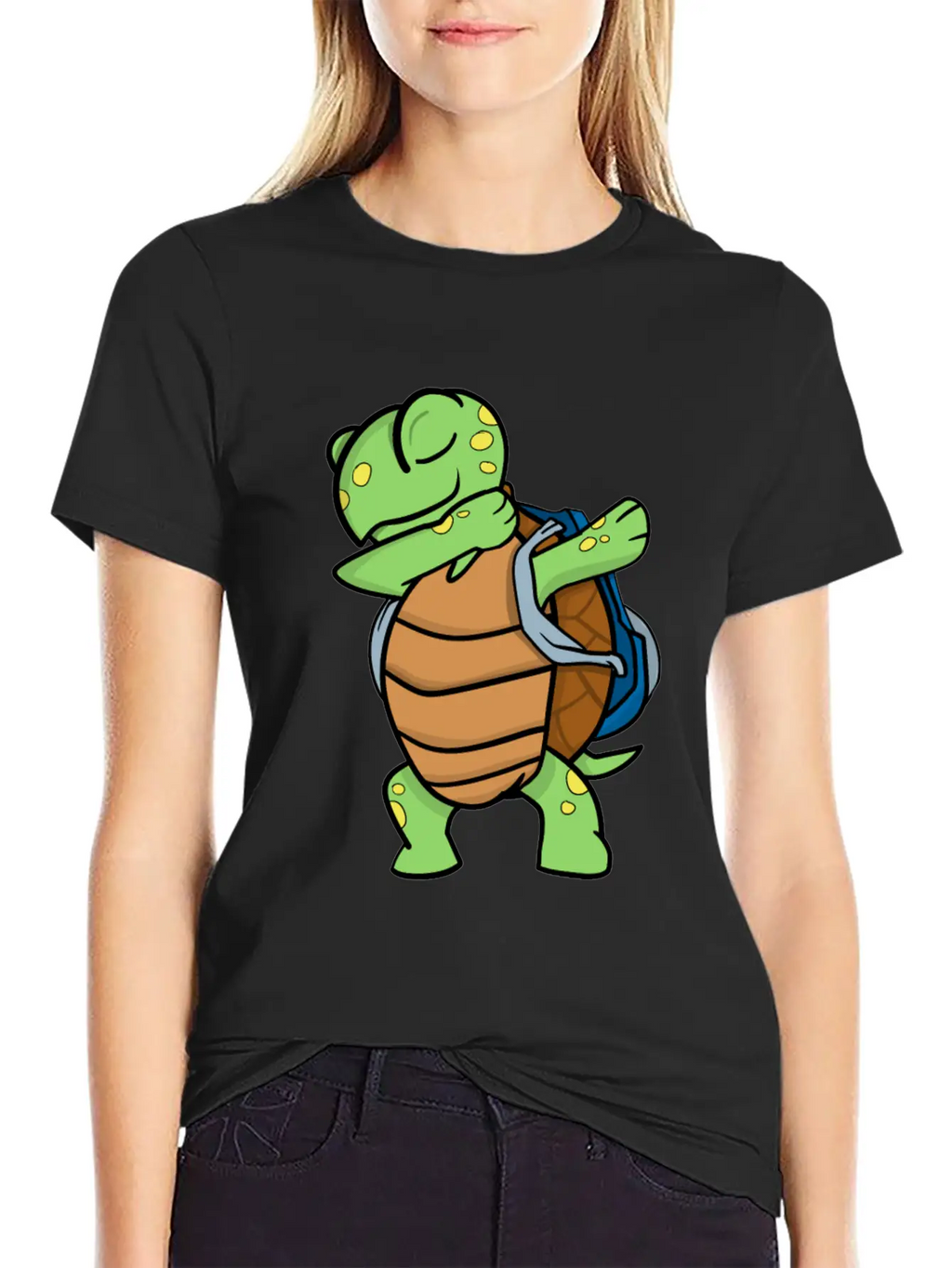 Turtle School Unisex Short Sleeve Soft Cotton T-Shirt – Casual Everyday Wear