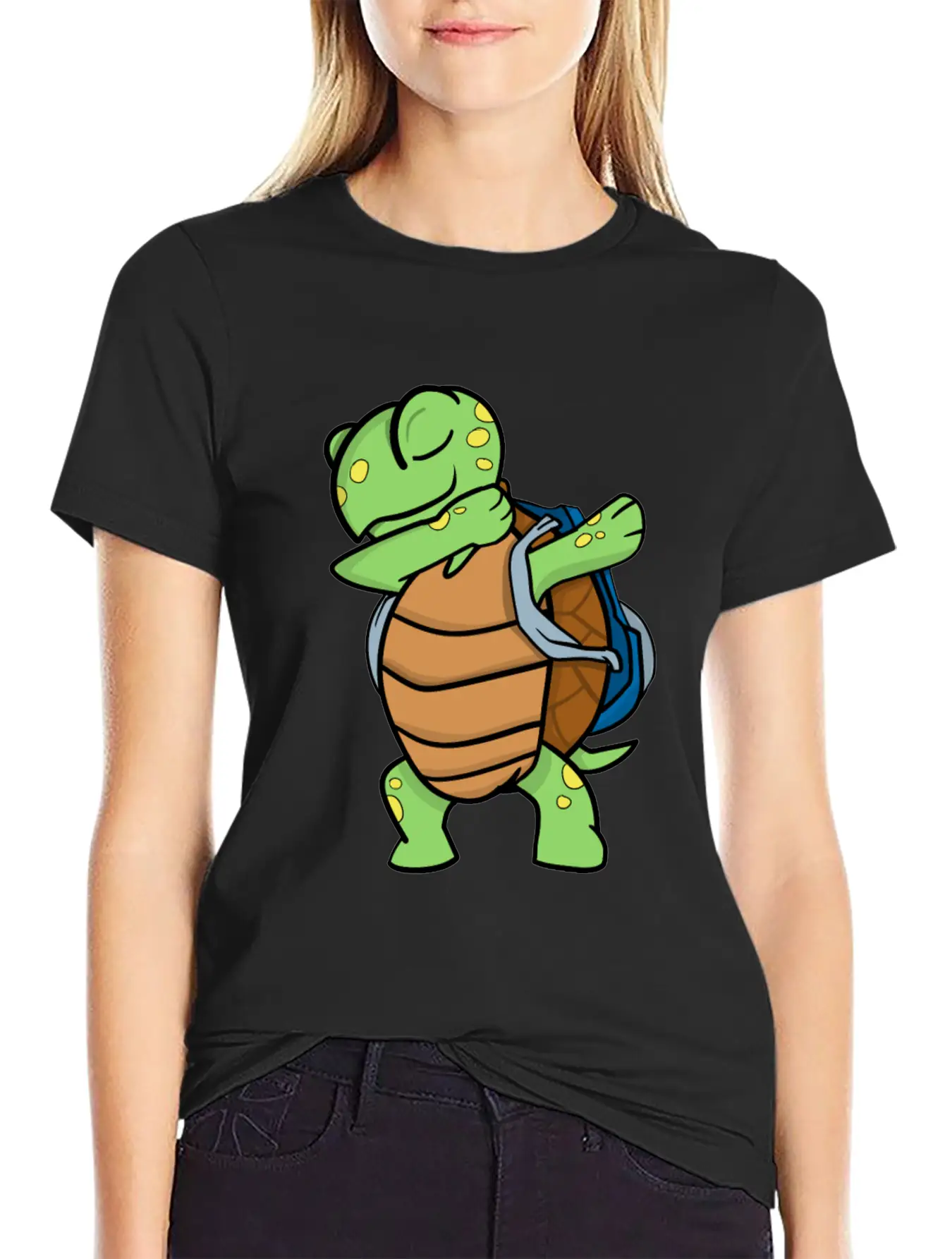 Turtle School Unisex Short Sleeve Soft Cotton T-Shirt – Casual Everyday Wear