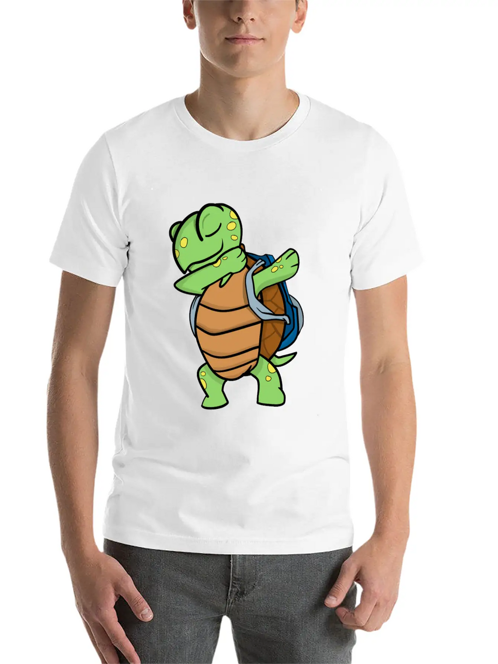 Turtle School Unisex Short Sleeve Soft Cotton T-Shirt – Casual Everyday Wear