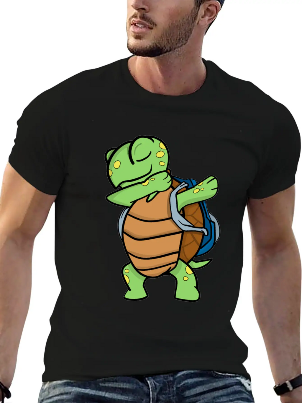 Turtle School Unisex Short Sleeve Soft Cotton T-Shirt – Casual Everyday Wear
