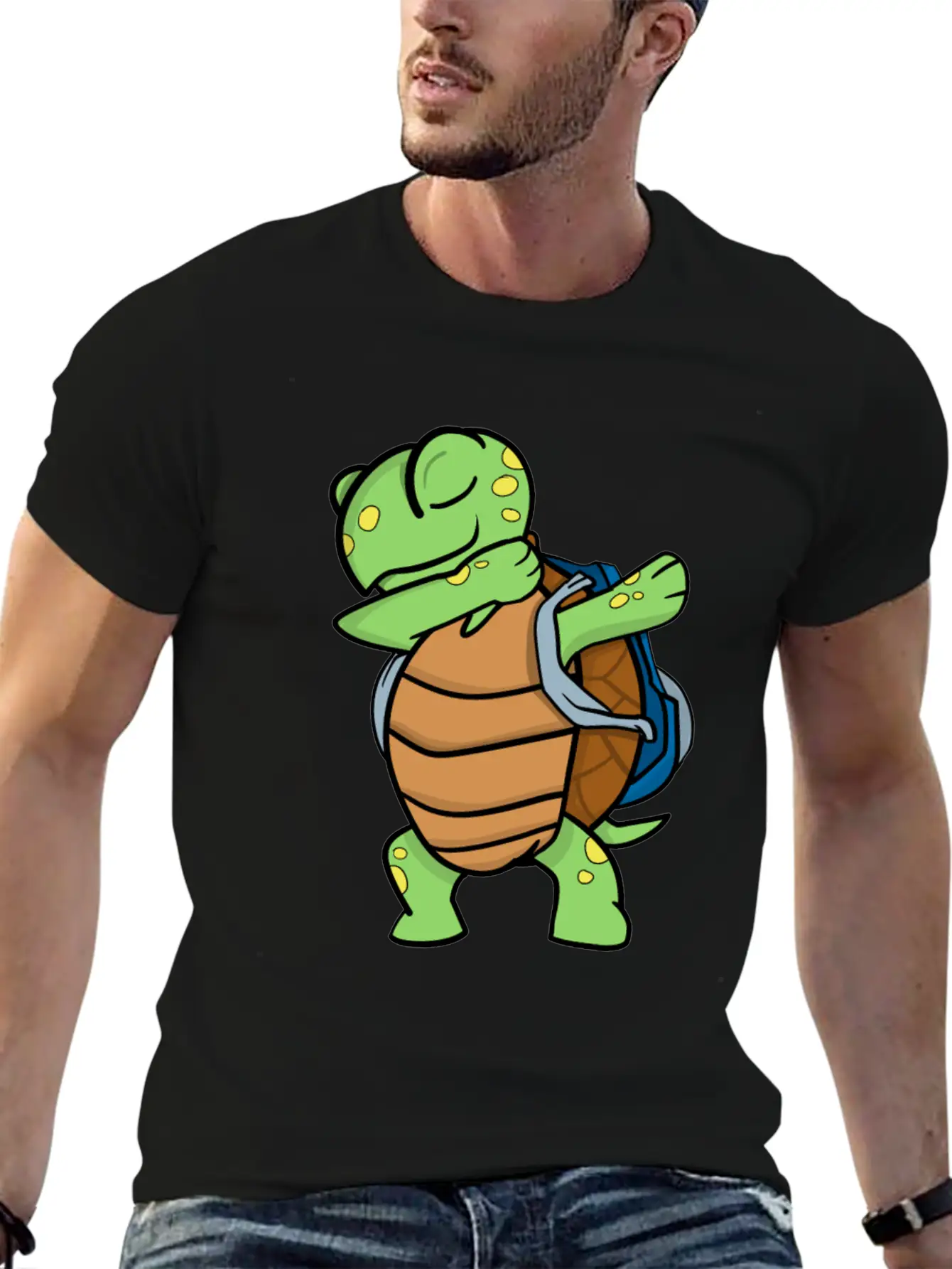 Turtle School Unisex Short Sleeve Soft Cotton T-Shirt – Casual Everyday Wear