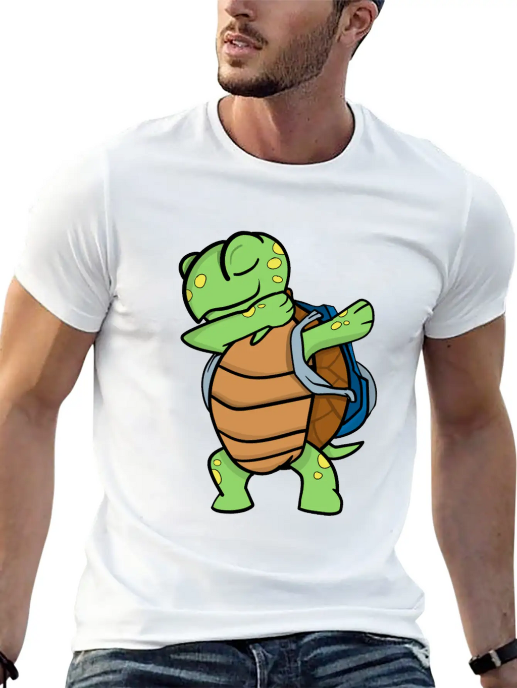 Turtle School Unisex Short Sleeve Soft Cotton T-Shirt – Casual Everyday Wear