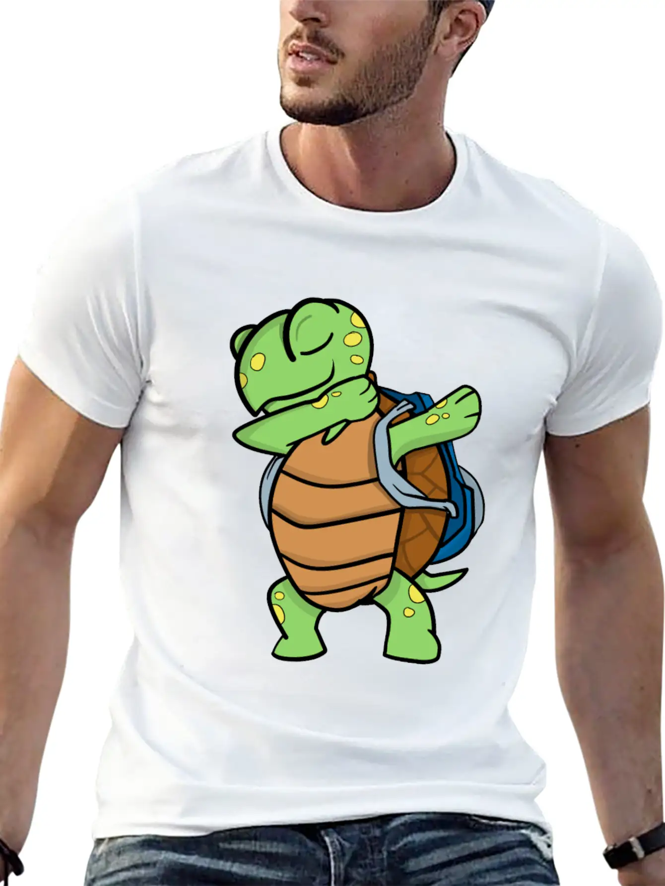 Turtle School Unisex Short Sleeve Soft Cotton T-Shirt – Casual Everyday Wear