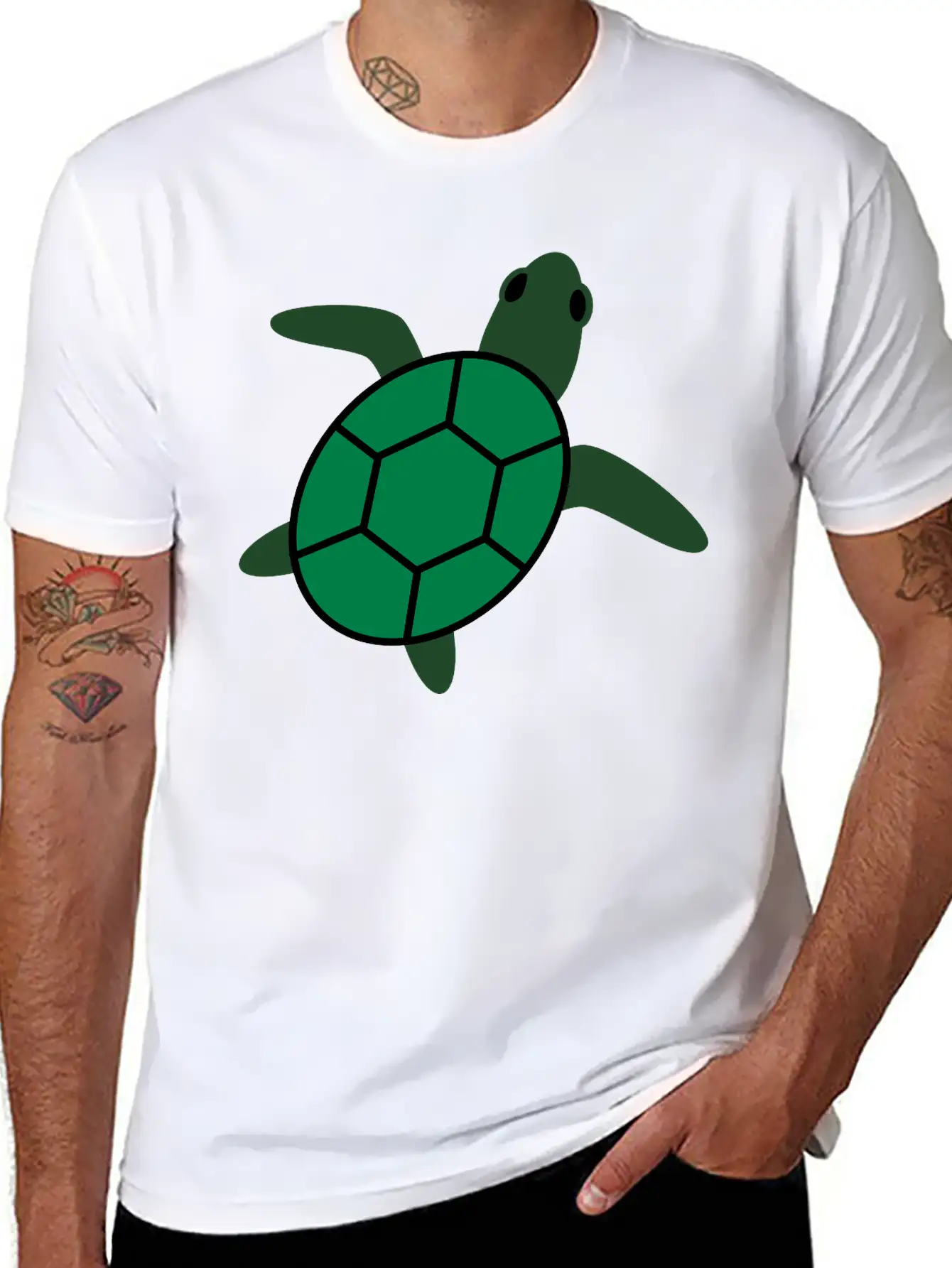 Turtle Unisex Casual T-Shirt – Clean Design For Daily Comfort