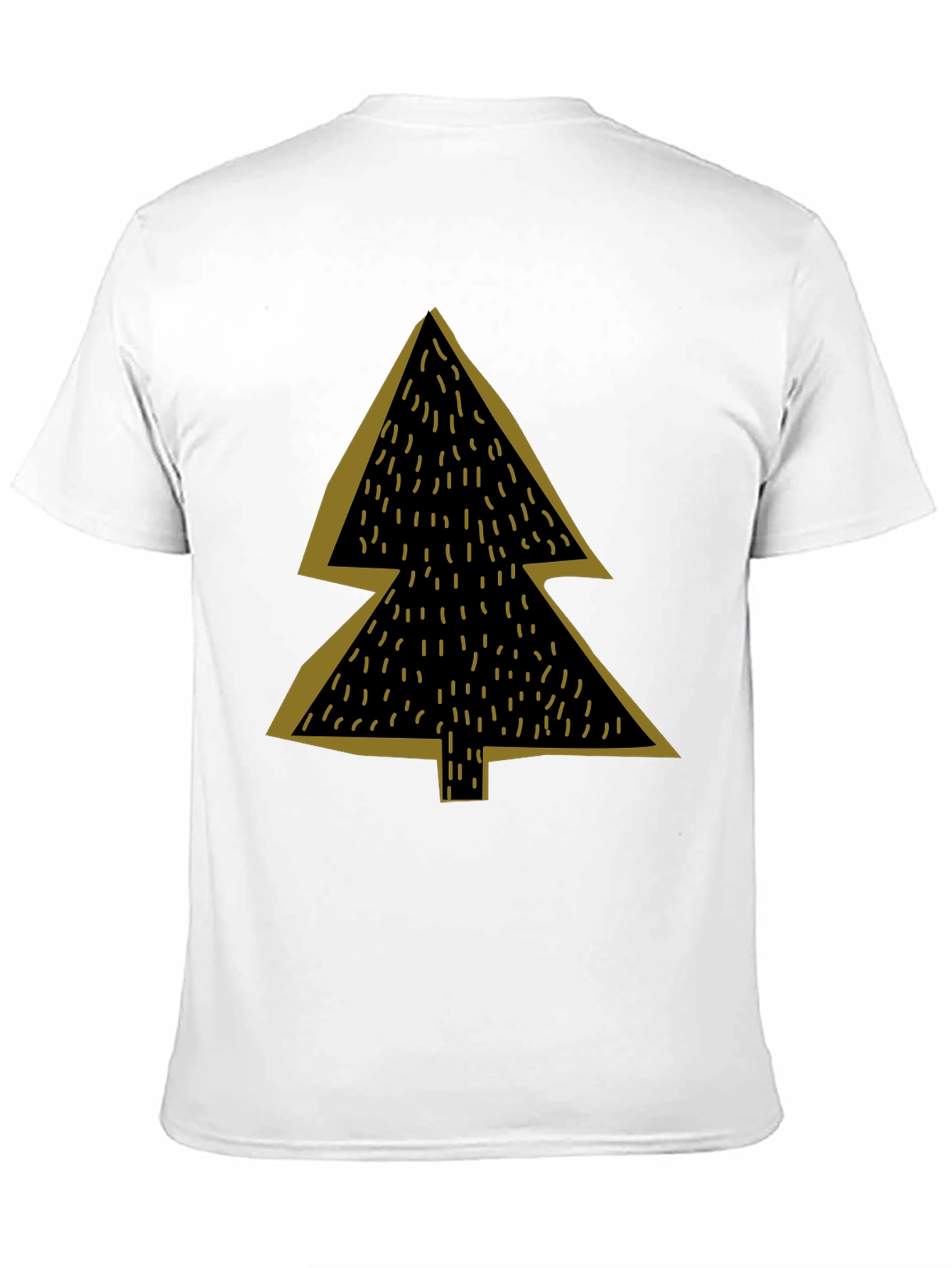Minimalist Christmas Tree Graphic Tee