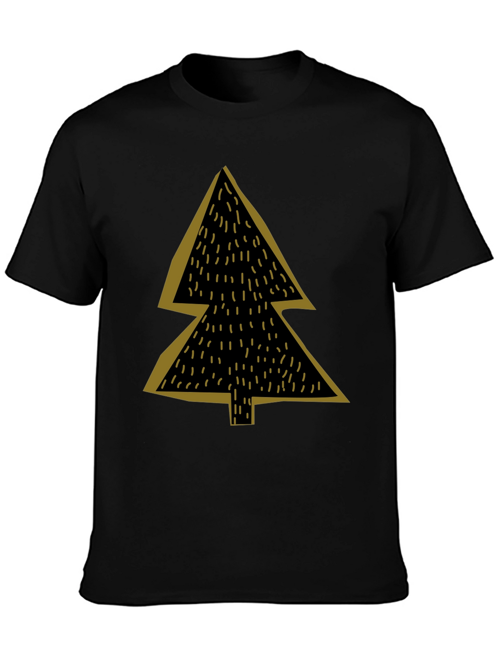 Minimalist Christmas Tree Graphic Tee
