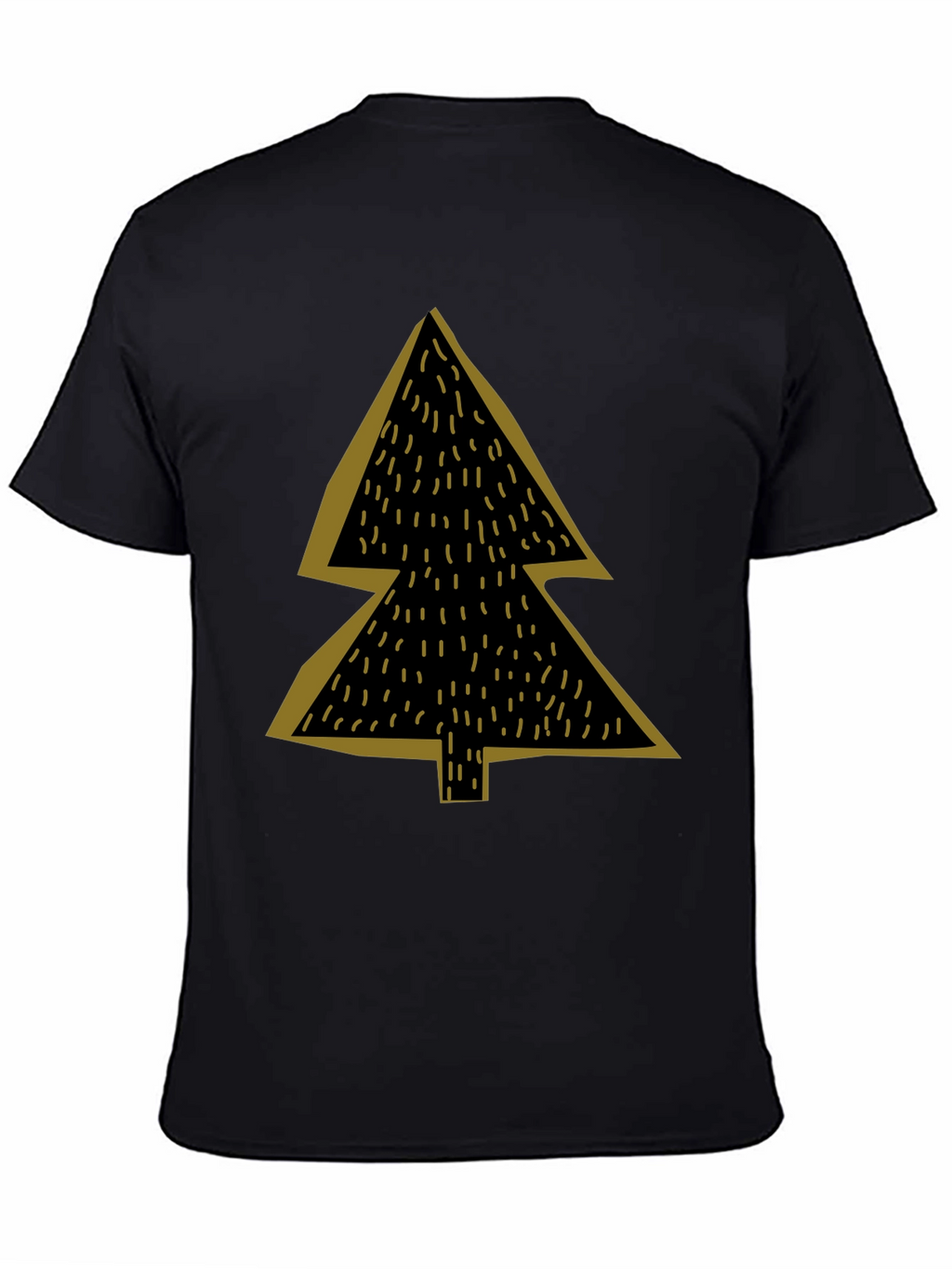 Minimalist Christmas Tree Graphic Tee
