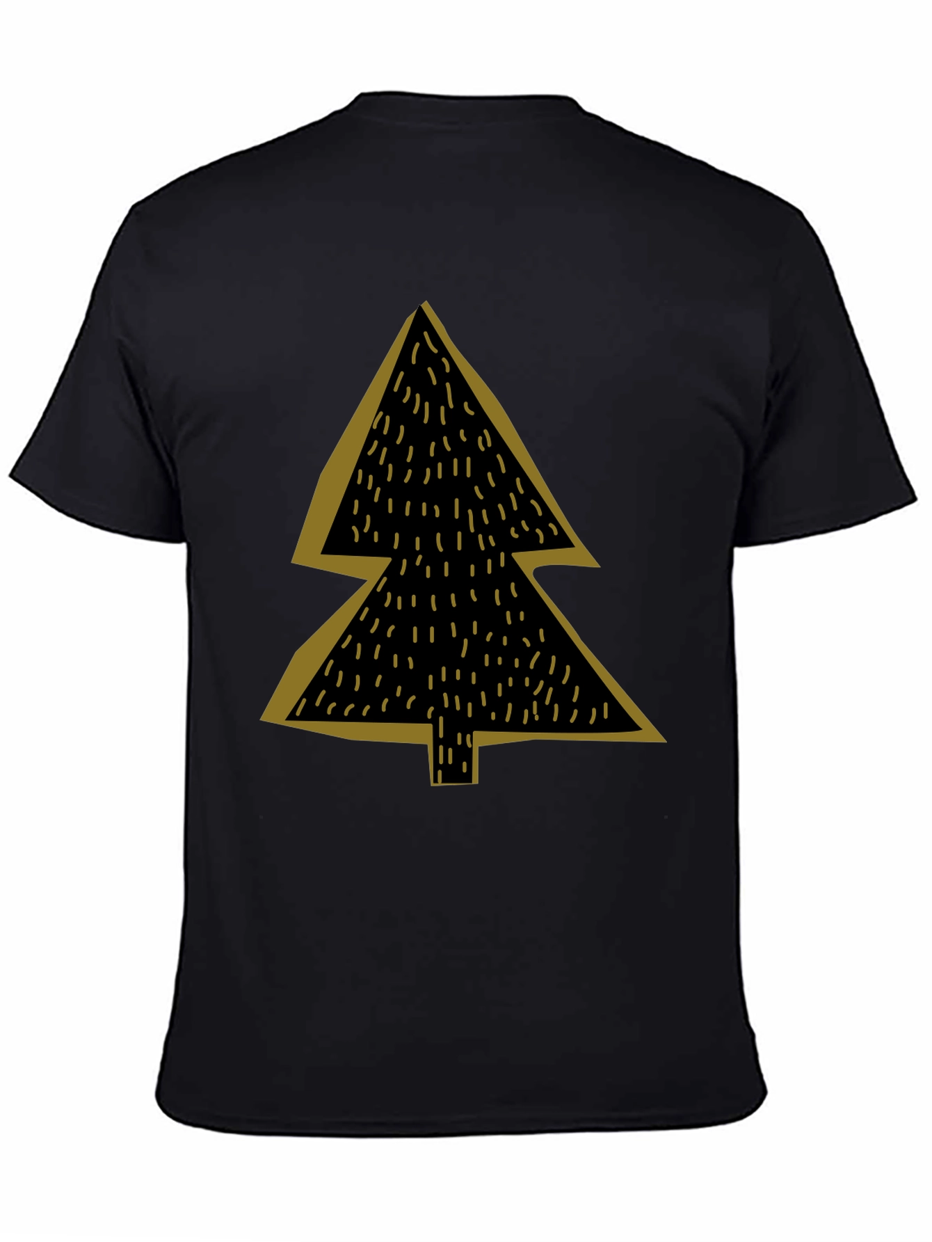 Minimalist Christmas Tree Graphic Tee