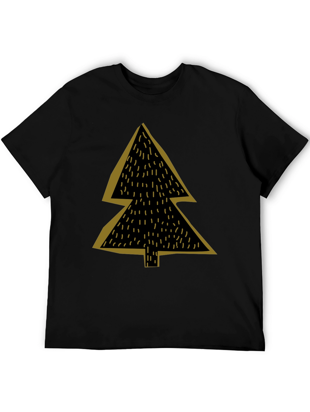 Minimalist Christmas Tree Graphic Tee
