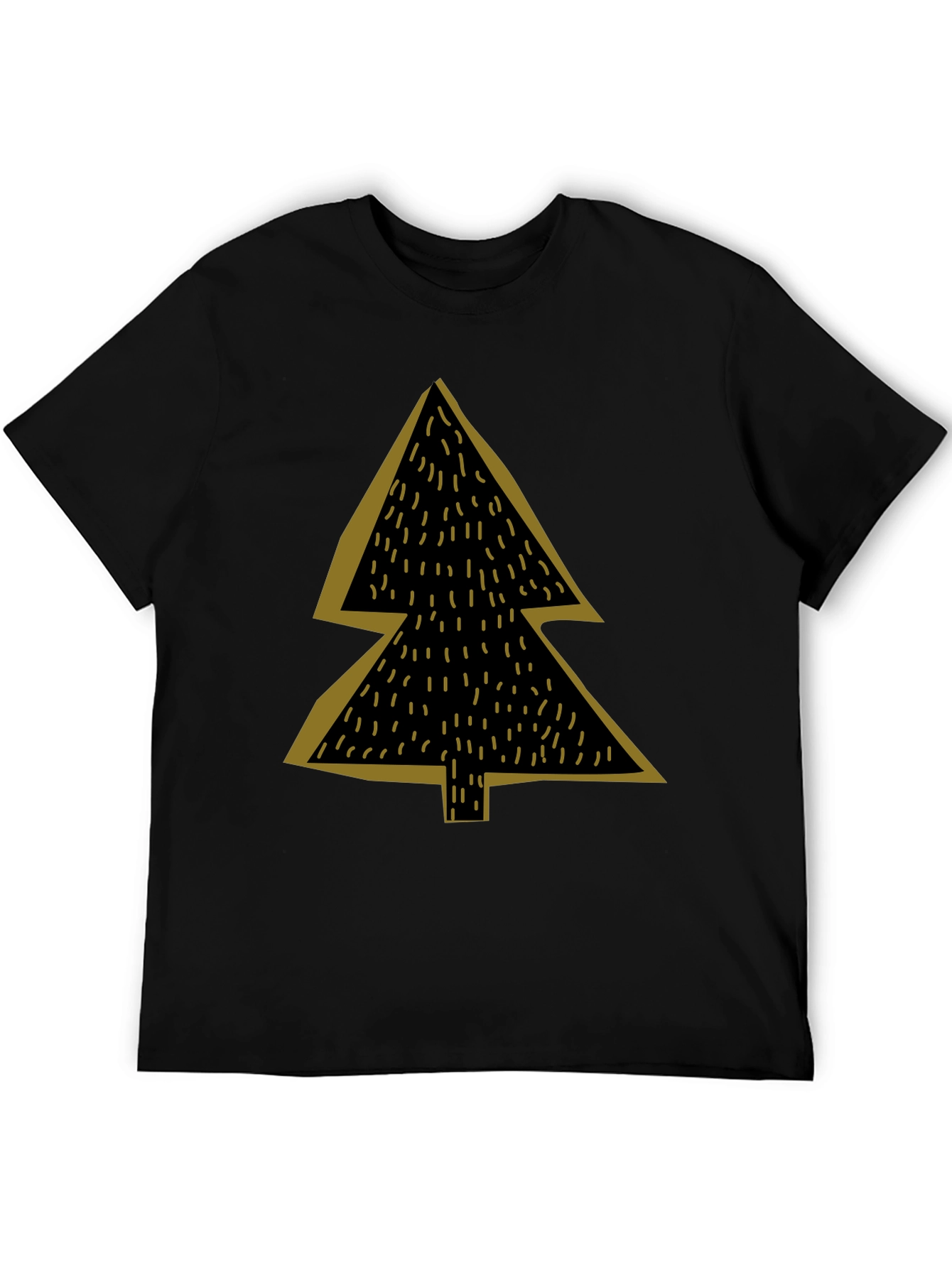 Minimalist Christmas Tree Graphic Tee