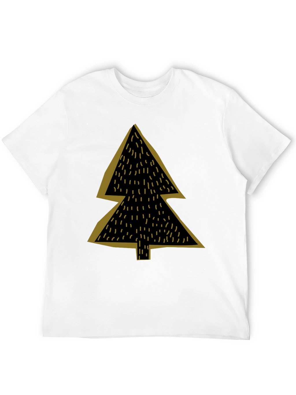 Minimalist Christmas Tree Graphic Tee
