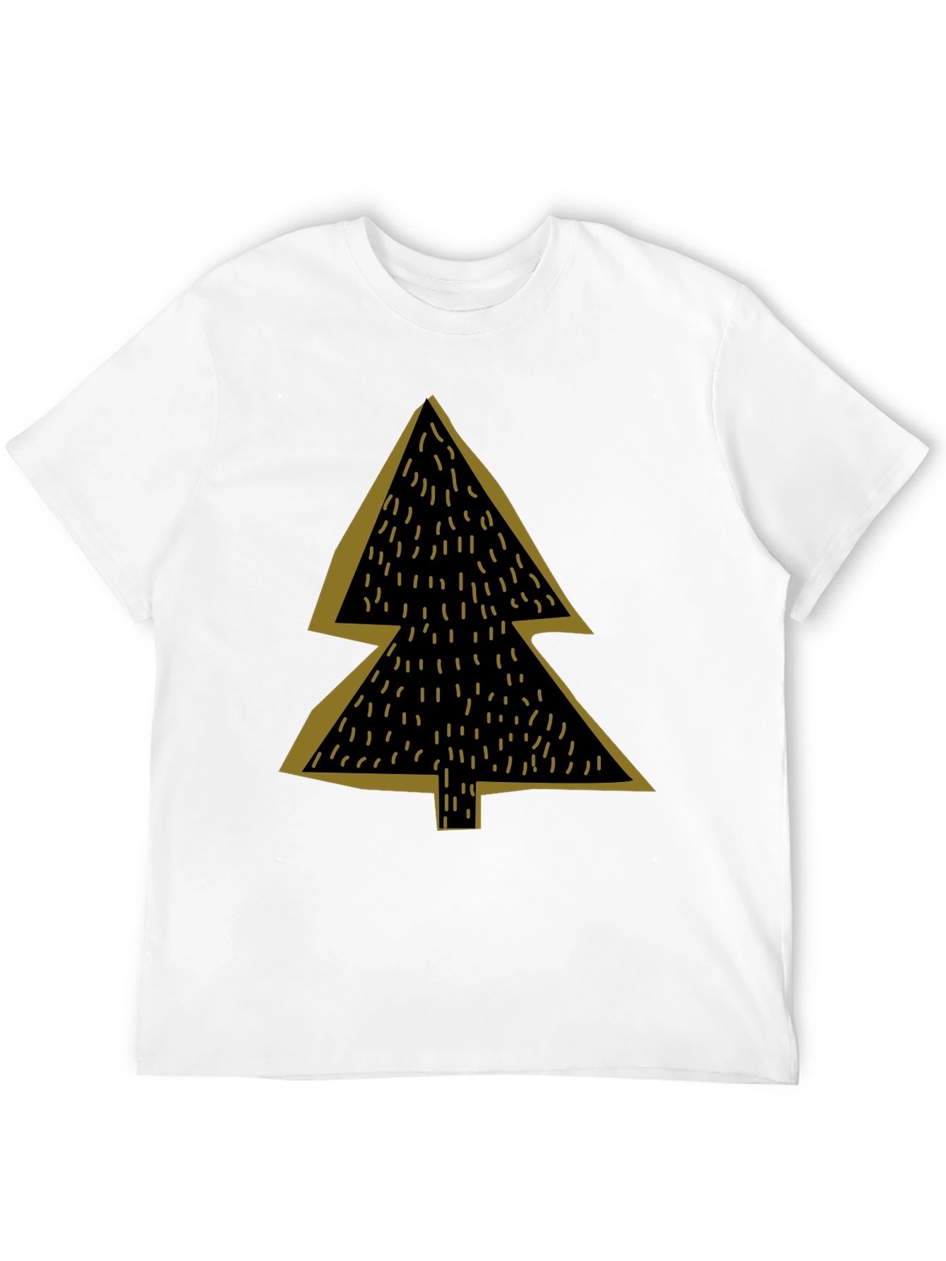 Minimalist Christmas Tree Graphic Tee