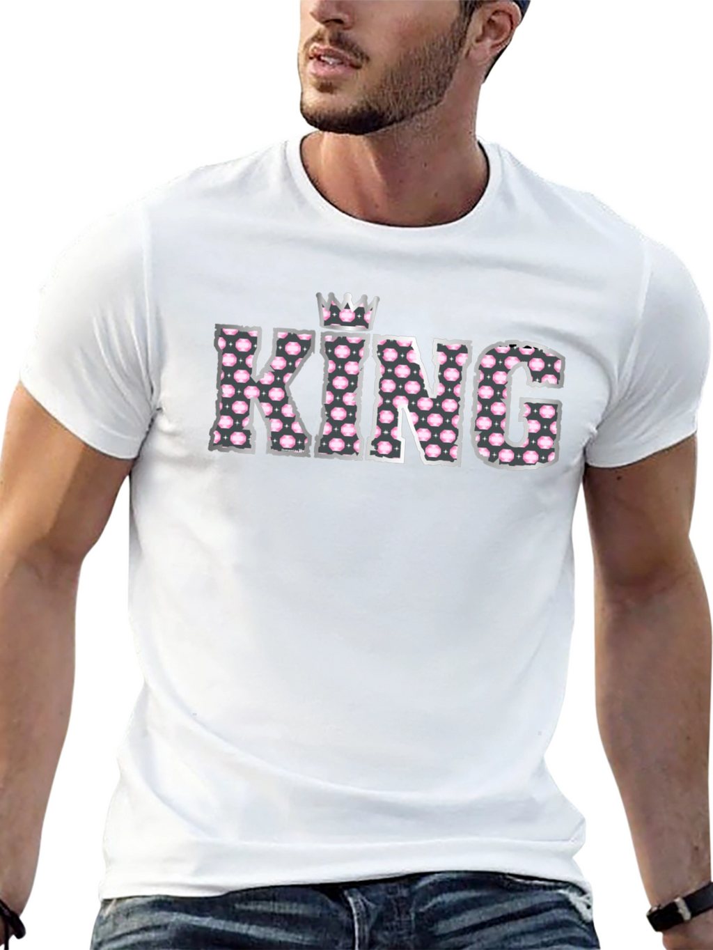 King Crown Graphic T-Shirt - Stylish Mens Tee