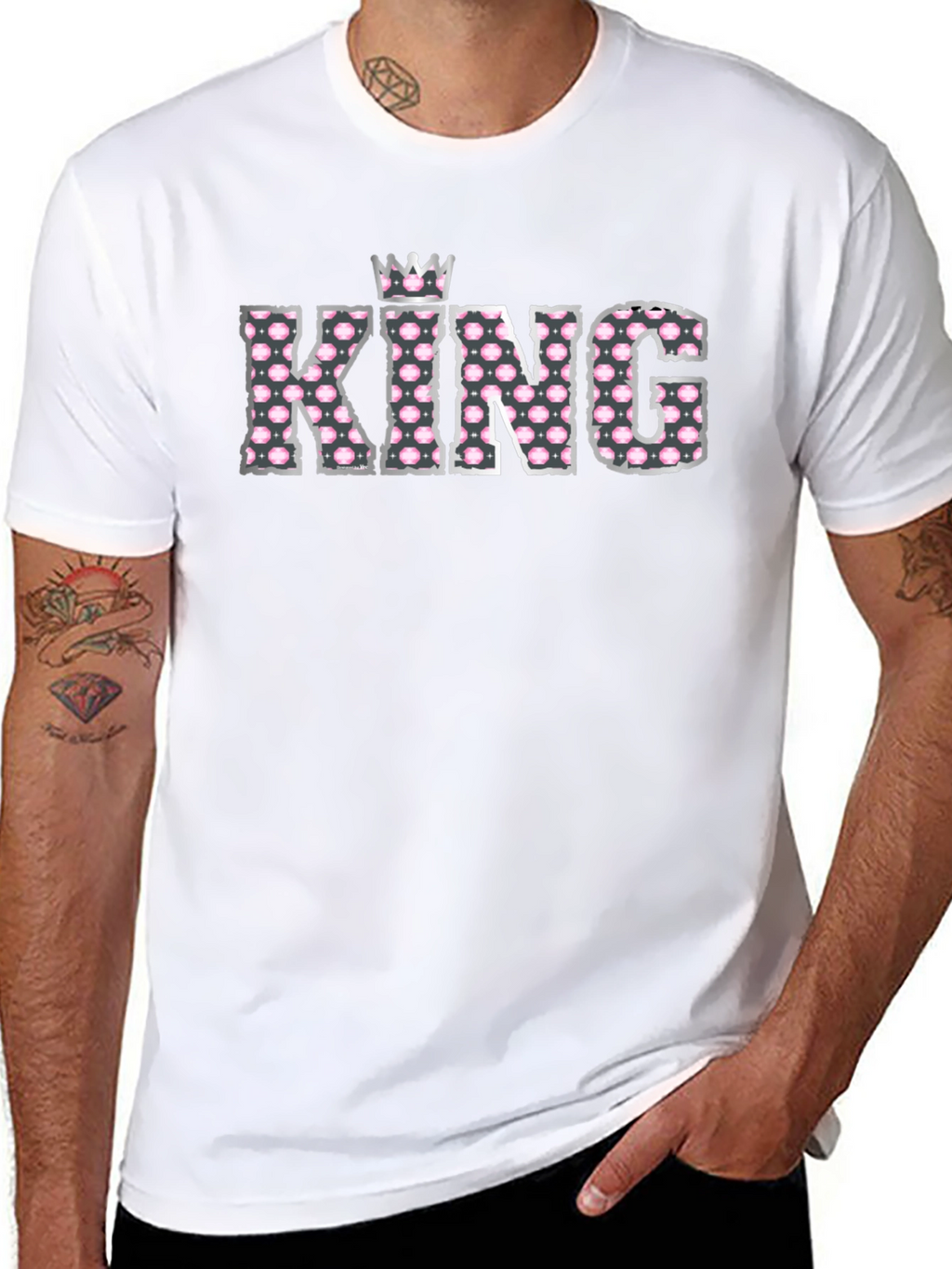 King Crown Graphic T-Shirt - Stylish Mens Tee