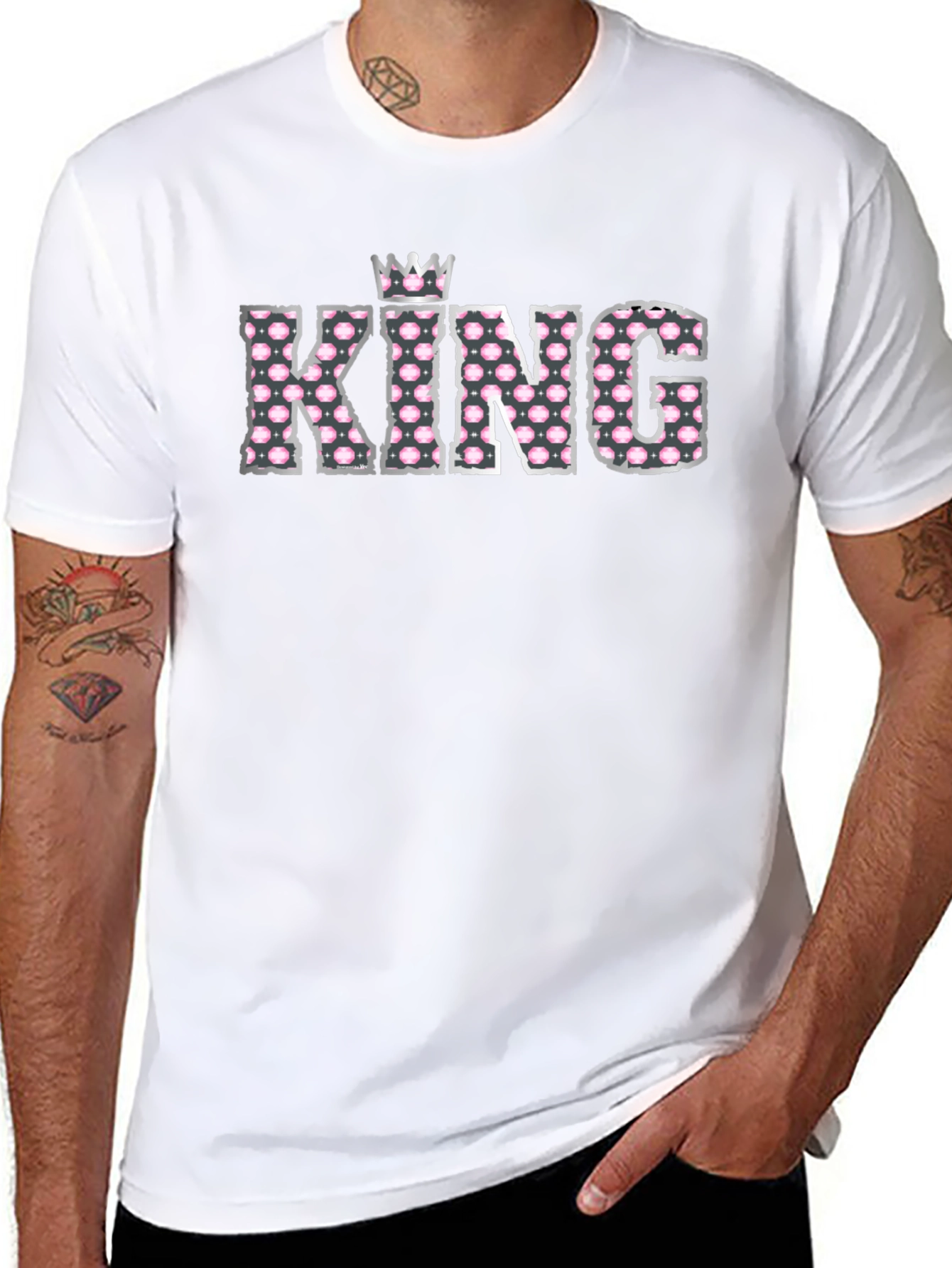 King Crown Graphic T-Shirt - Stylish Mens Tee