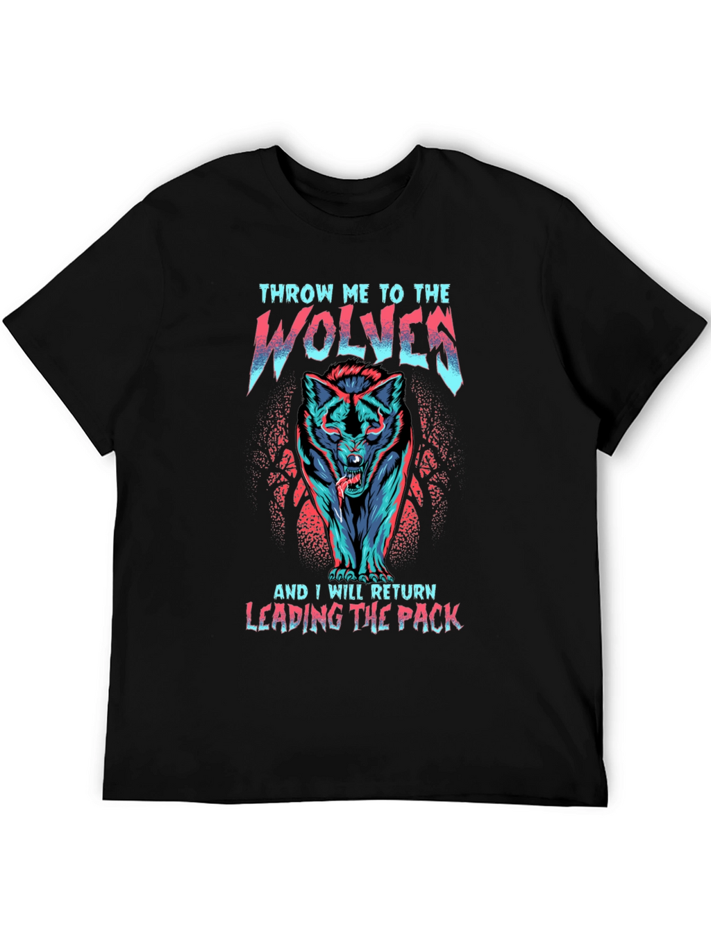Wolf Pack Leader Graphic T-Shirt
