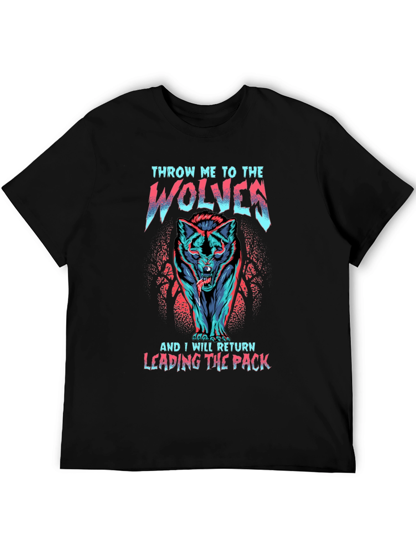 Wolf Pack Leader Graphic T-Shirt