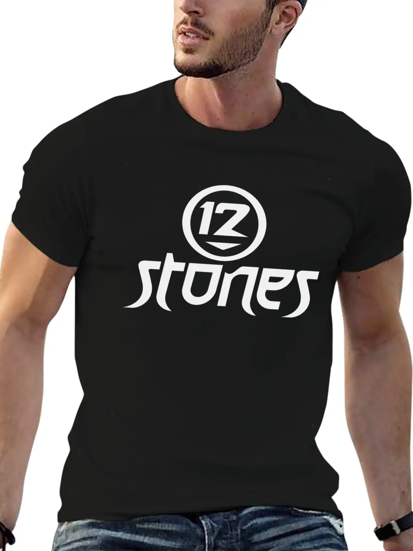 Twelve Stones Style Stylish Everyday T-Shirt – Unisex Basic Cotton Tee