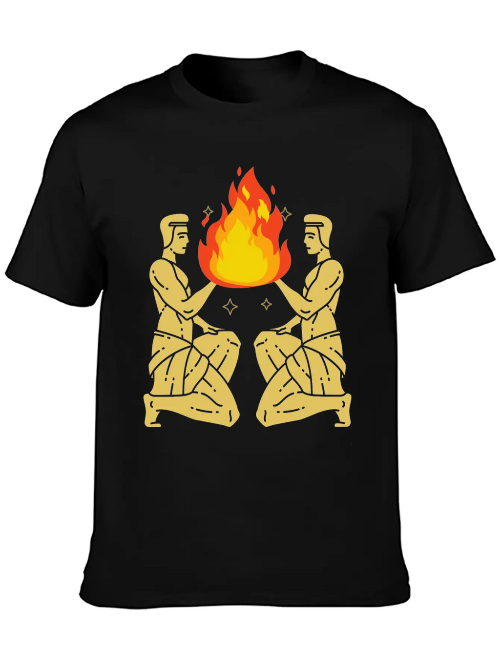 Twin Flame Connection Essential Cotton Tee For Daily Outfits – Unisex Style