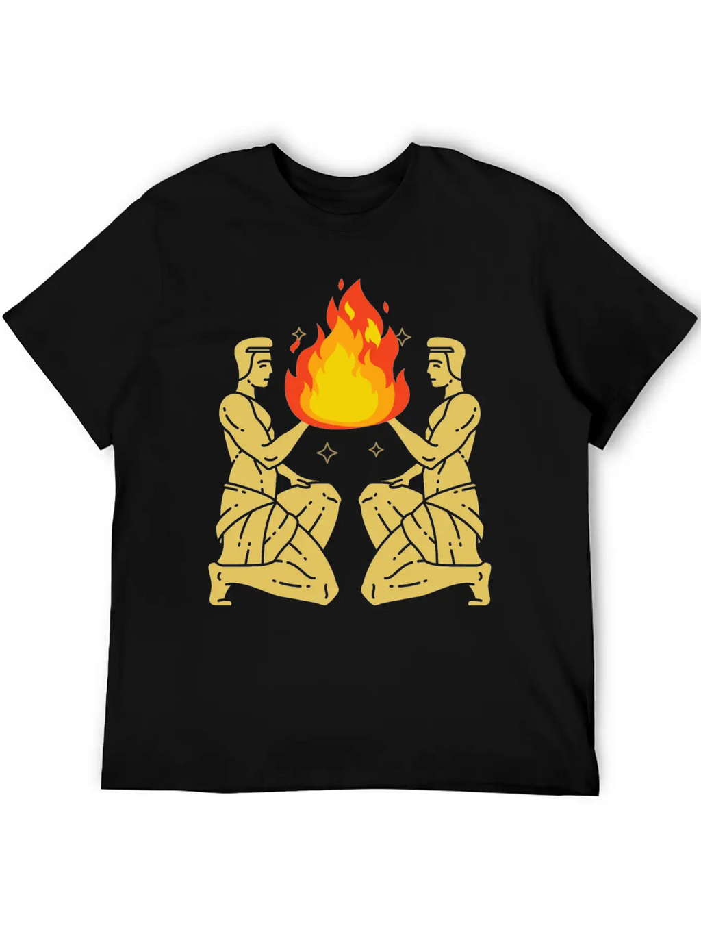 Twin Flame Connection Essential Cotton Tee For Daily Outfits – Unisex Style