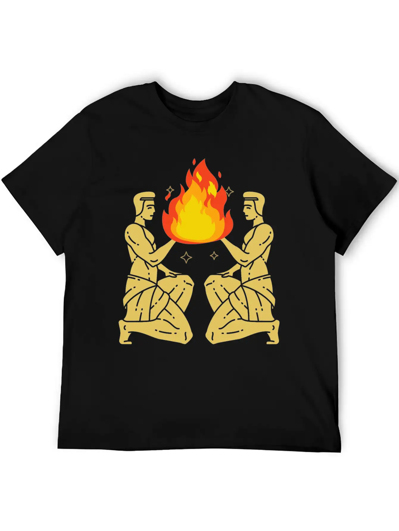 Twin Flame Connection Essential Cotton Tee For Daily Outfits – Unisex Style