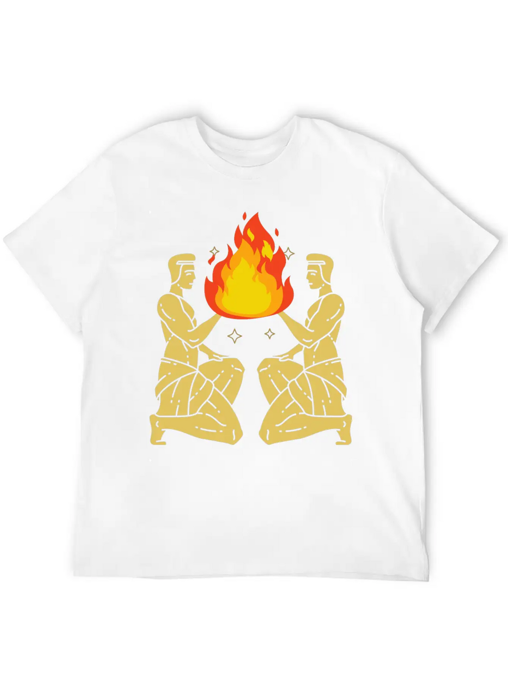 Twin Flame Connection Essential Cotton Tee For Daily Outfits – Unisex Style