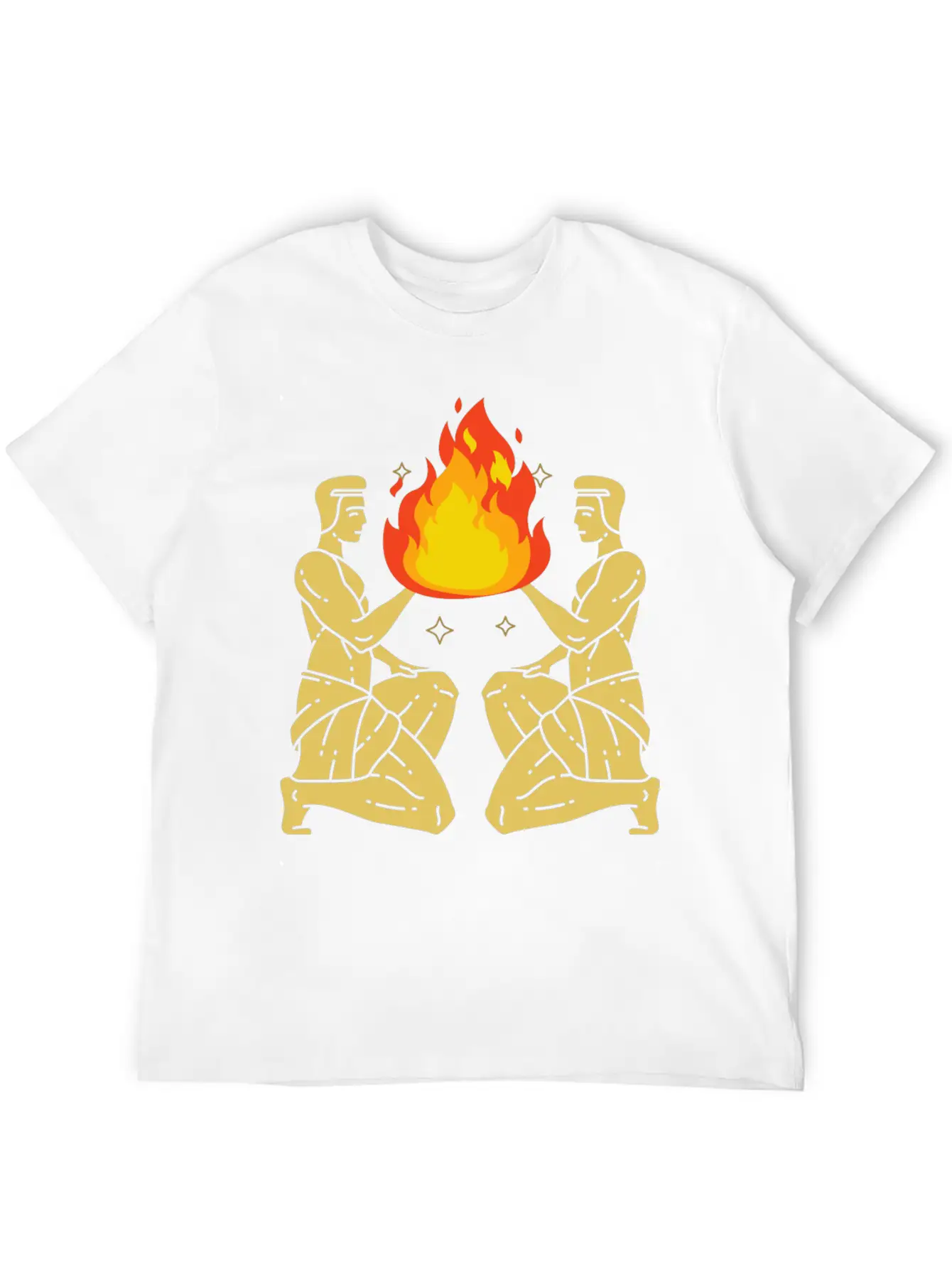 Twin Flame Connection Essential Cotton Tee For Daily Outfits – Unisex Style