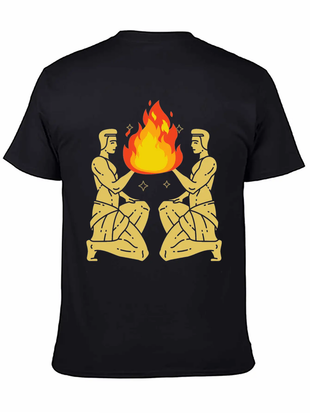 Twin Flame Connection Essential Cotton Tee For Daily Outfits – Unisex Style