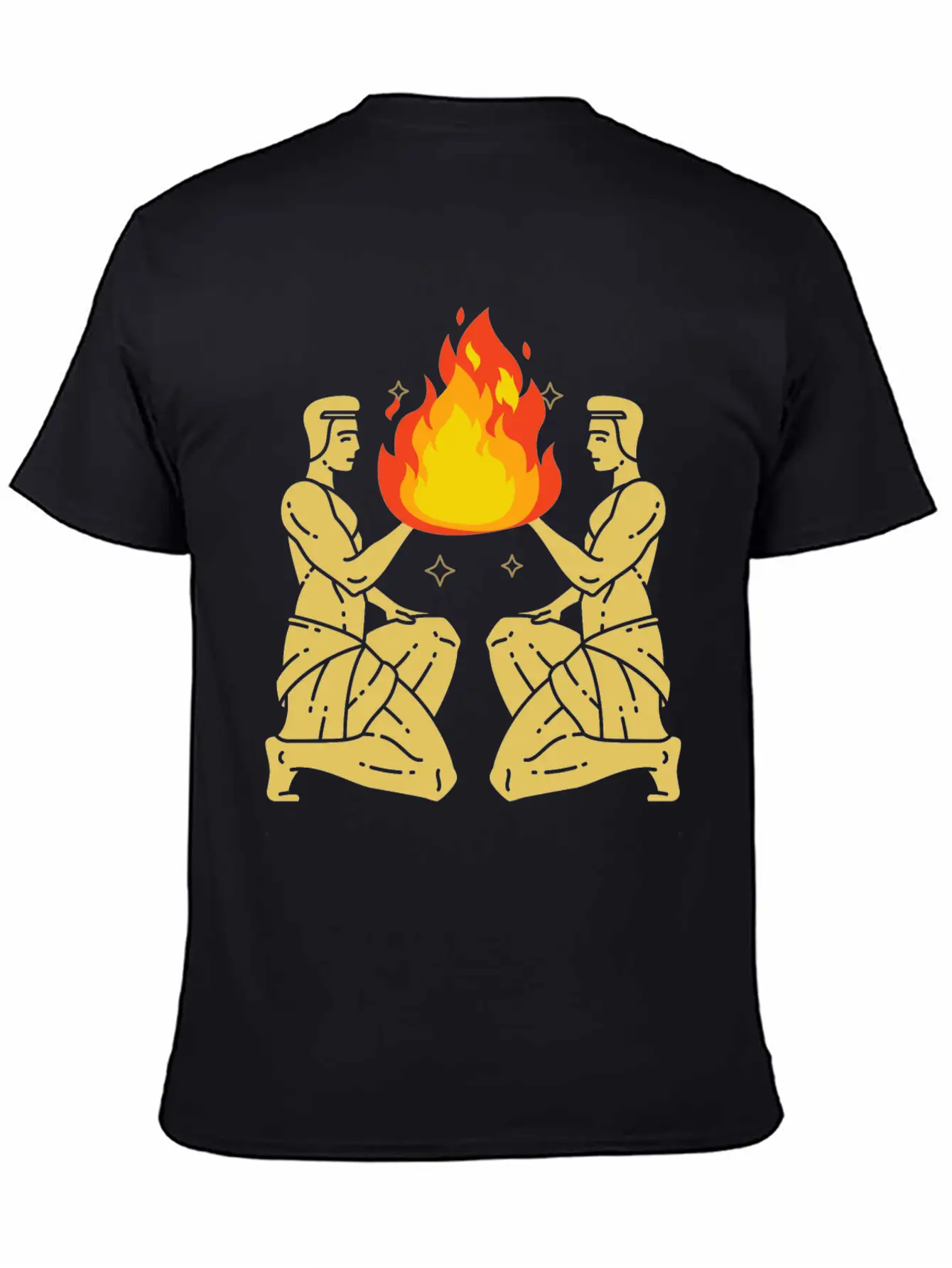 Twin Flame Connection Essential Cotton Tee For Daily Outfits – Unisex Style