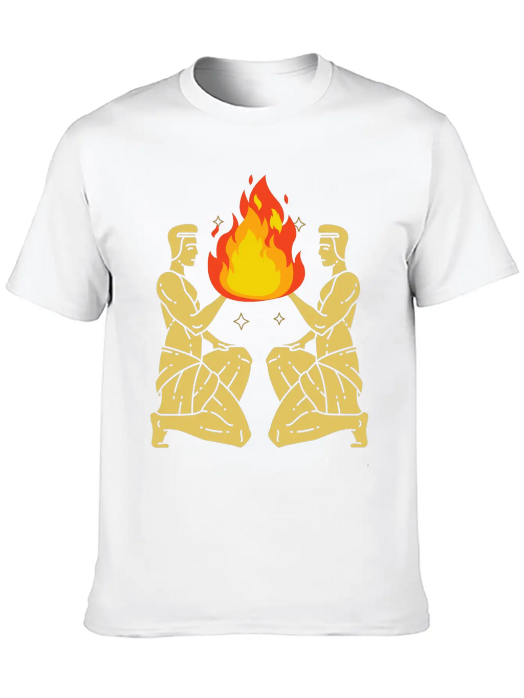 Twin Flame Connection Essential Cotton Tee For Daily Outfits – Unisex Style