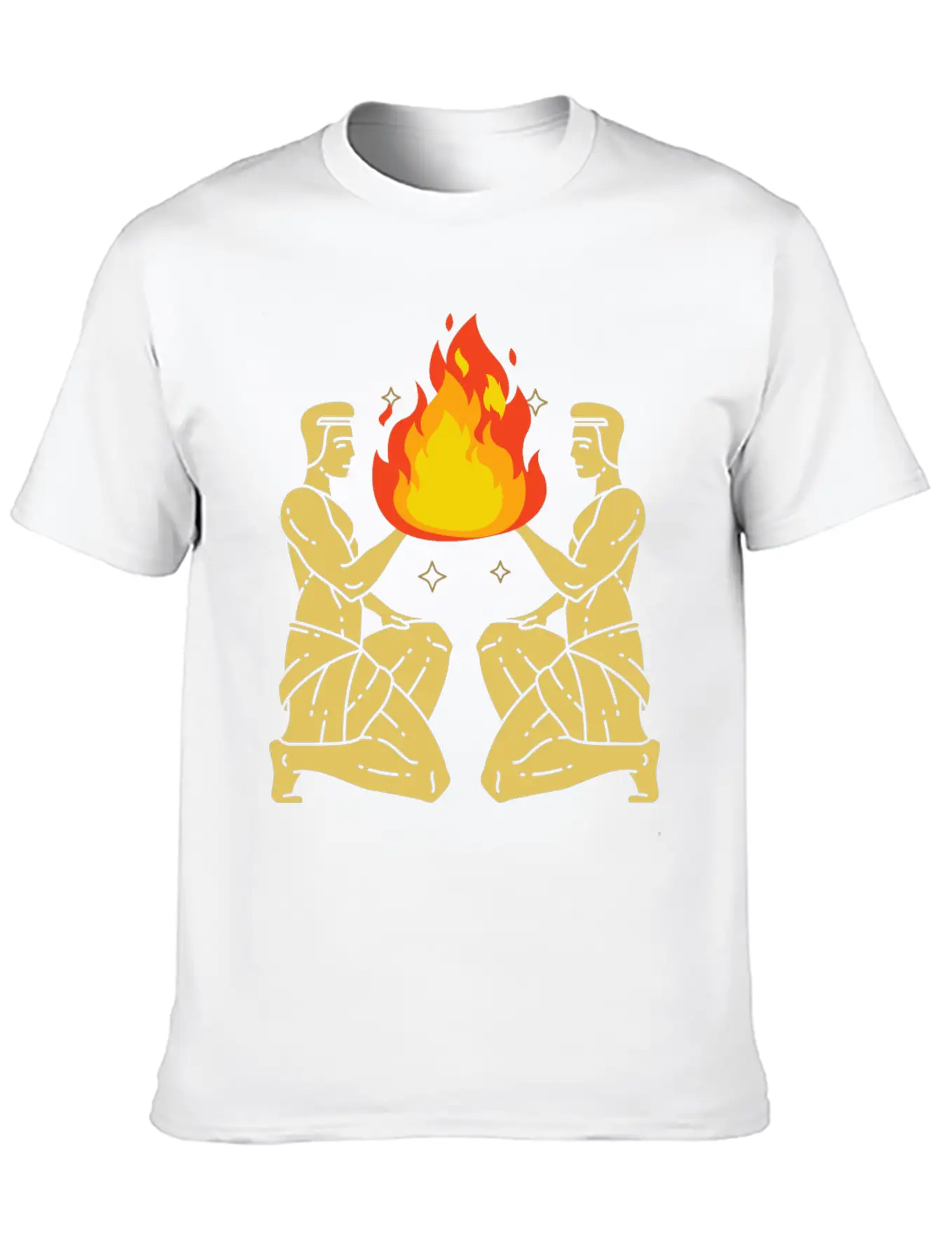 Twin Flame Connection Essential Cotton Tee For Daily Outfits – Unisex Style