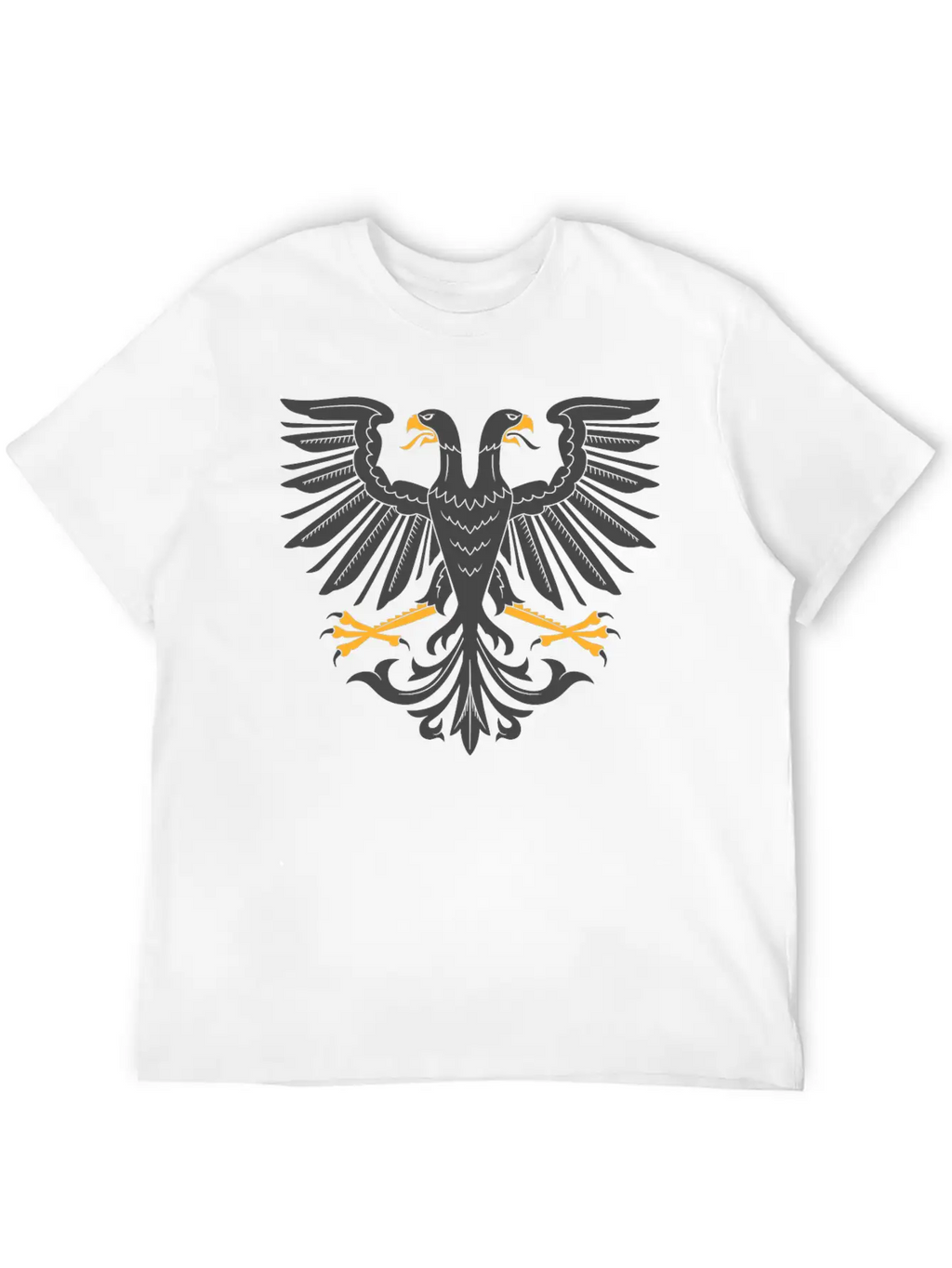 Two Headed Eagle Breathable Soft Cotton T-Shirt – Timeless Casual Look