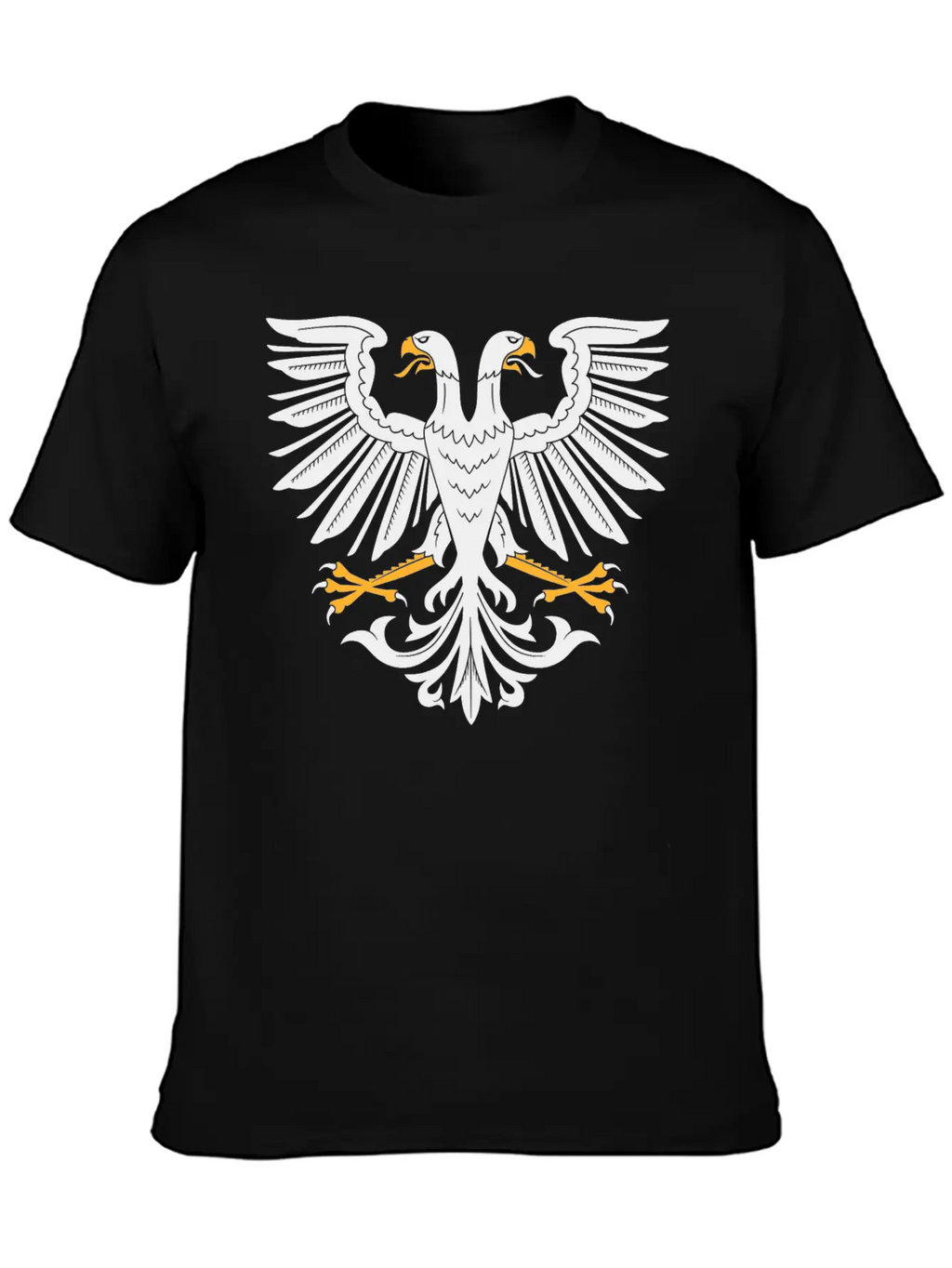 Two Headed Eagle Breathable Soft Cotton T-Shirt – Timeless Casual Look