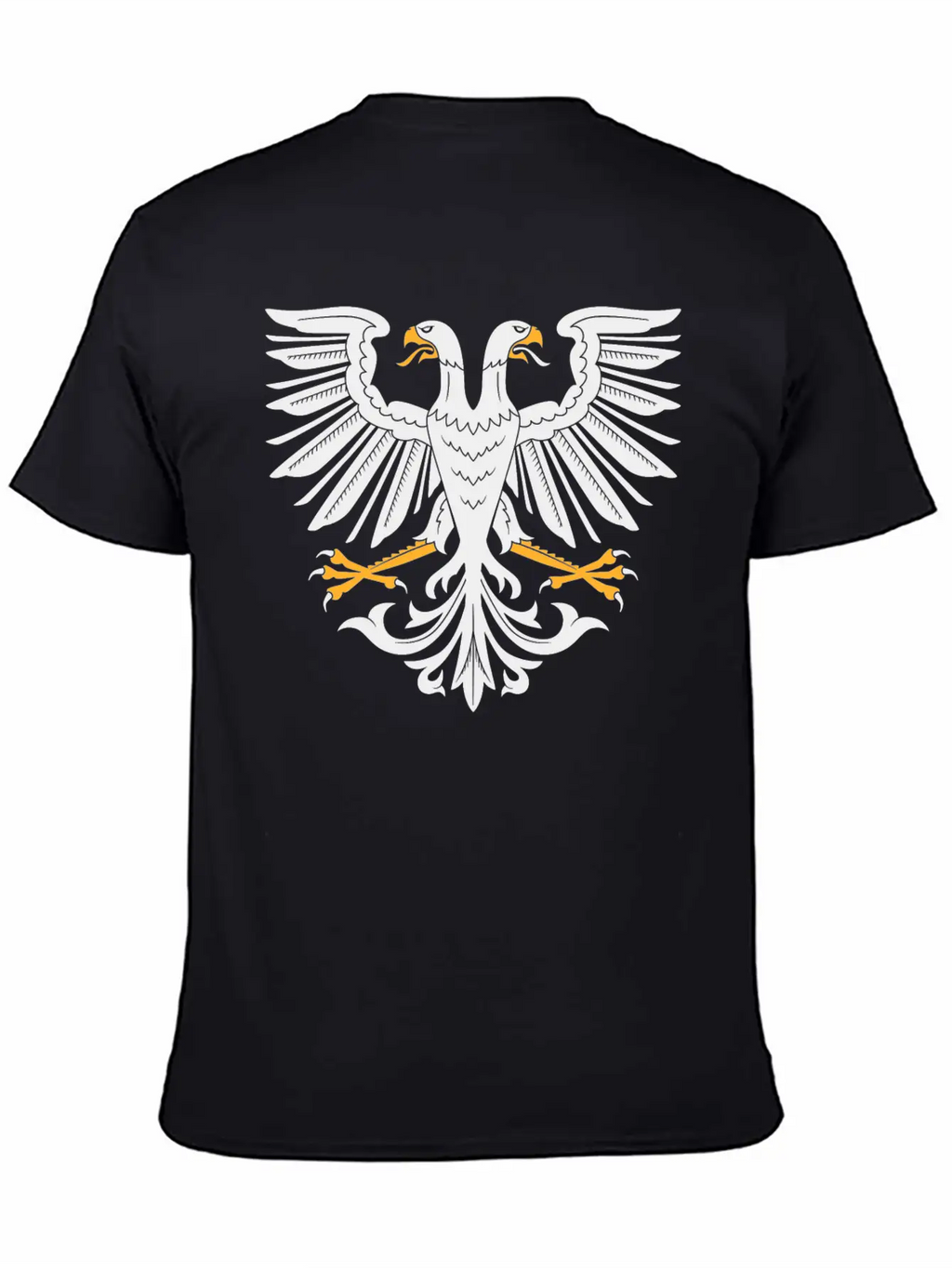 Two Headed Eagle Breathable Soft Cotton T-Shirt – Timeless Casual Look