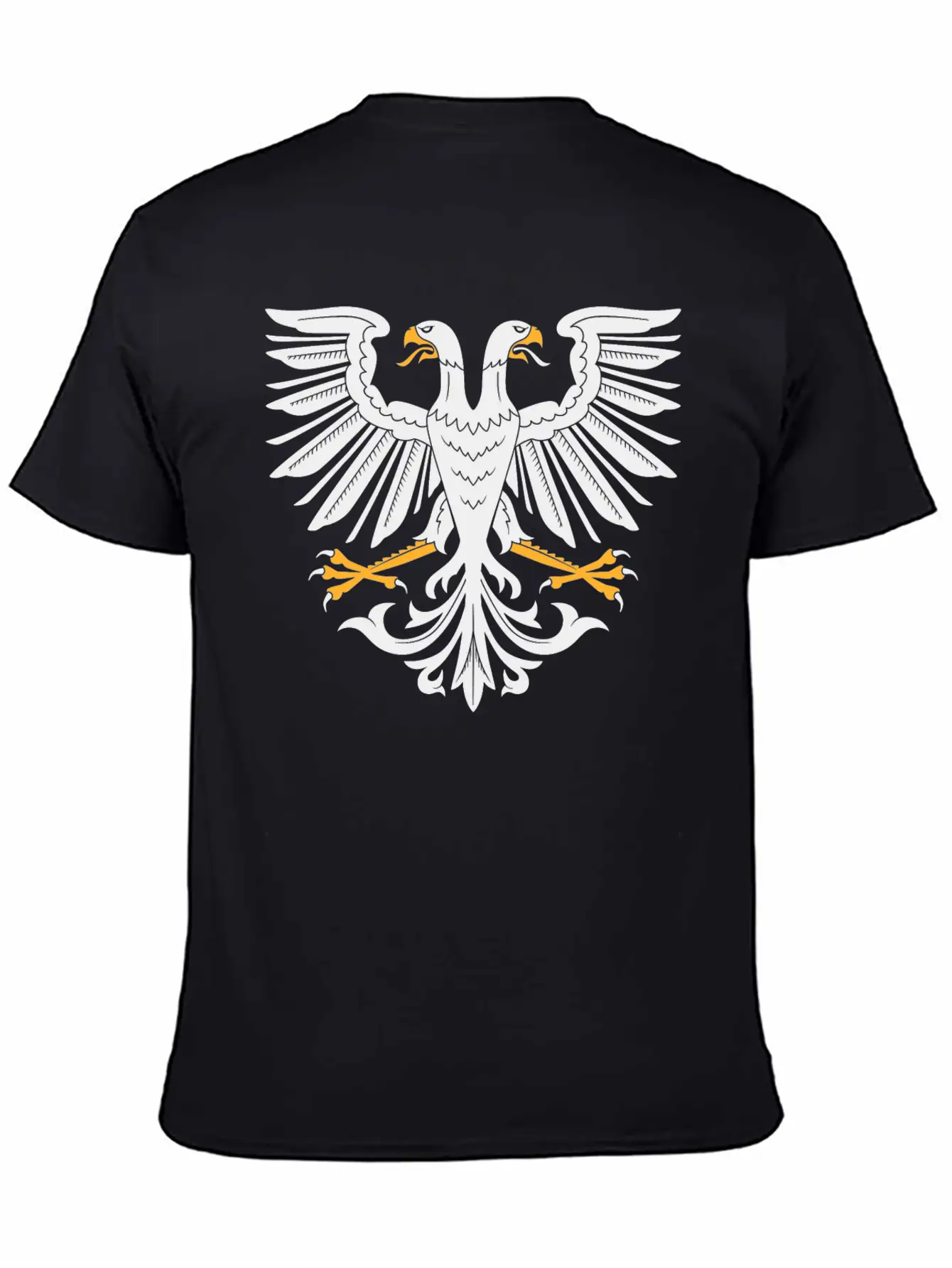 Two Headed Eagle Breathable Soft Cotton T-Shirt – Timeless Casual Look