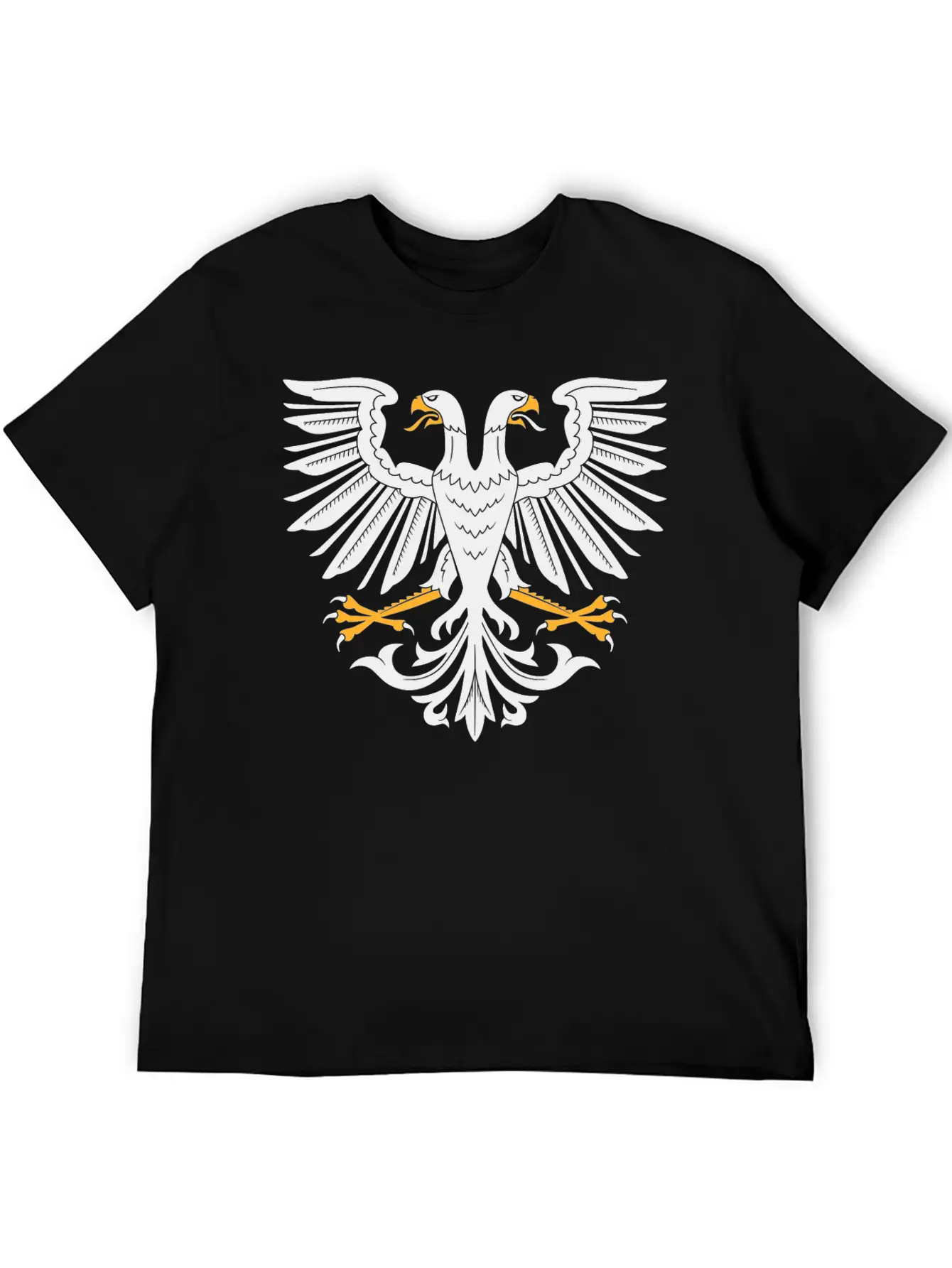 Two Headed Eagle Breathable Soft Cotton T-Shirt – Timeless Casual Look