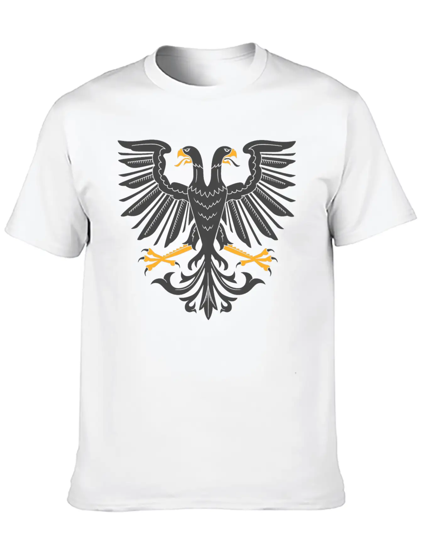 Two Headed Eagle Breathable Soft Cotton T-Shirt – Timeless Casual Look