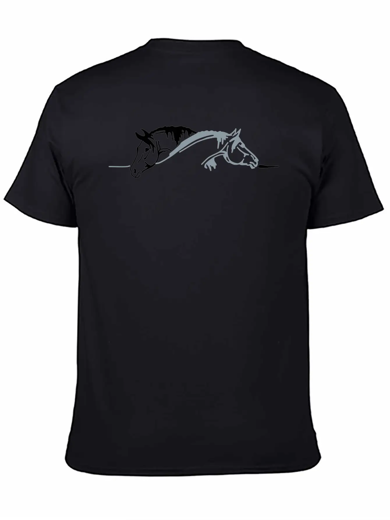 Two Horses Unisex Casual T-Shirt – Clean Design For Daily Comfort