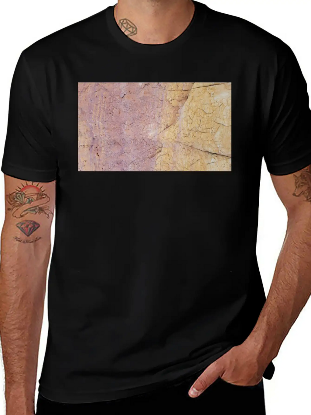 Two Tone Rock Unisex Short Sleeve Soft Cotton T-Shirt – Casual Everyday Wear