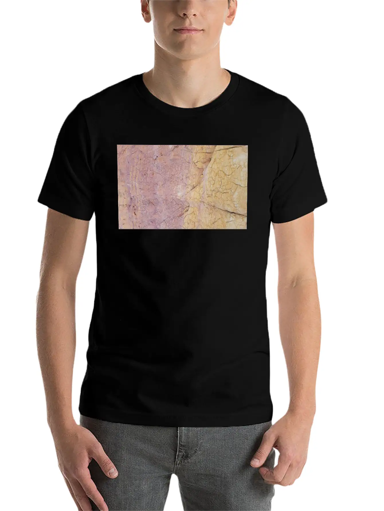 Two Tone Rock Unisex Short Sleeve Soft Cotton T-Shirt – Casual Everyday Wear