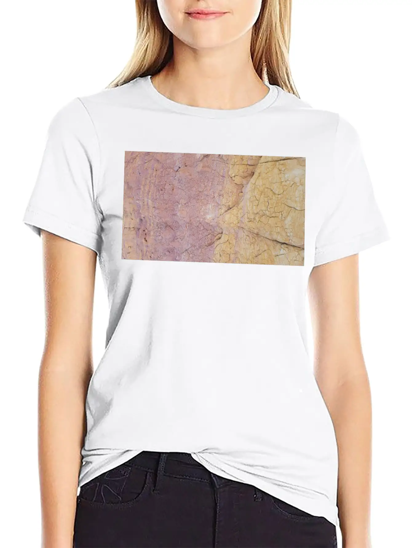 Two Tone Rock Unisex Short Sleeve Soft Cotton T-Shirt – Casual Everyday Wear