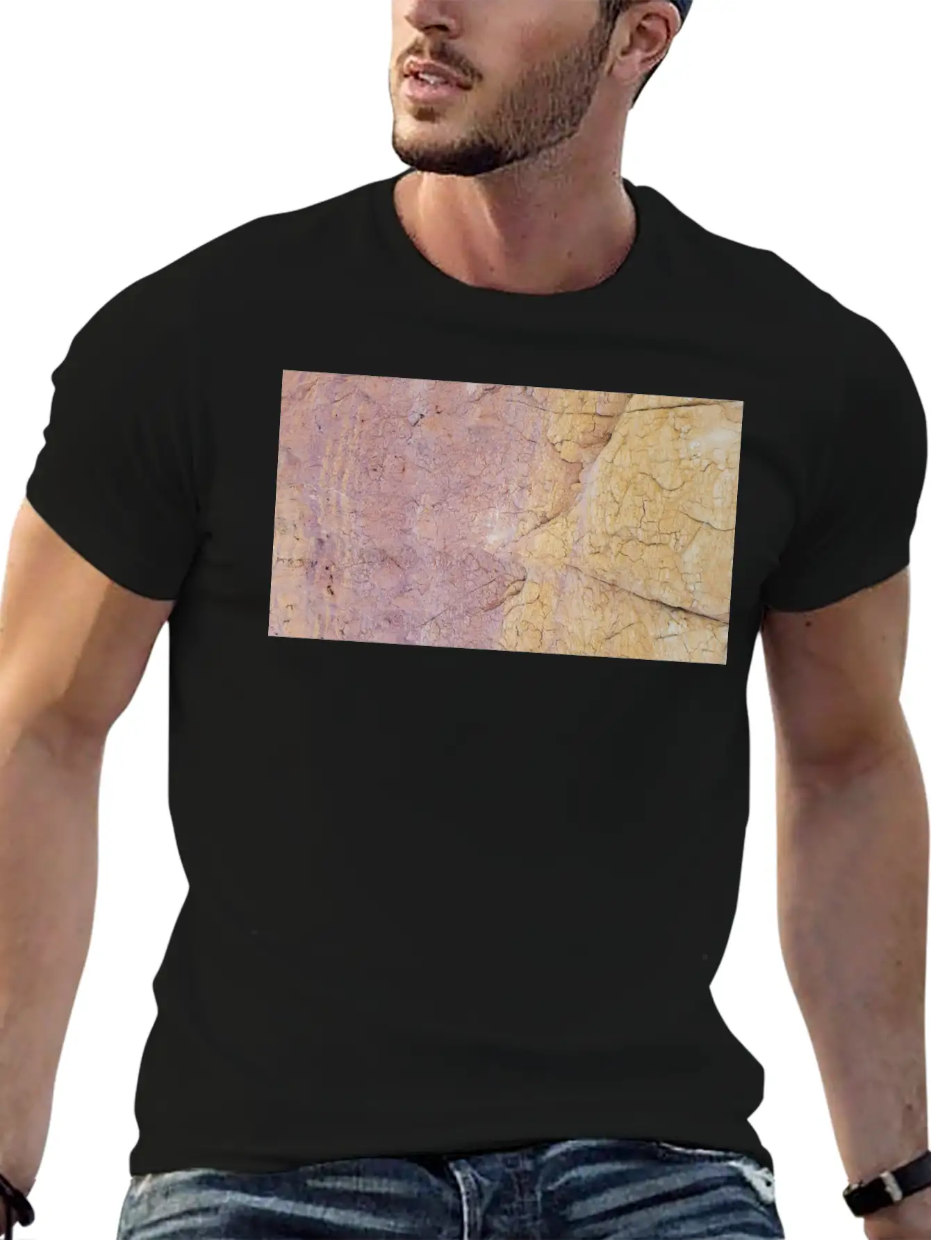 Two Tone Rock Unisex Short Sleeve Soft Cotton T-Shirt – Casual Everyday Wear