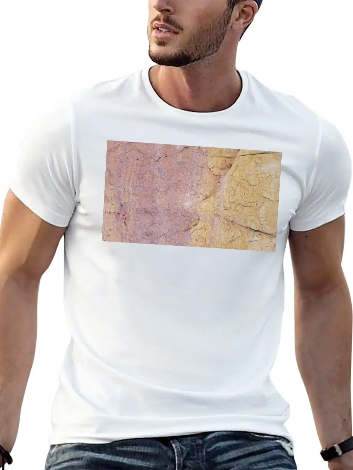 Two Tone Rock Unisex Short Sleeve Soft Cotton T-Shirt – Casual Everyday Wear
