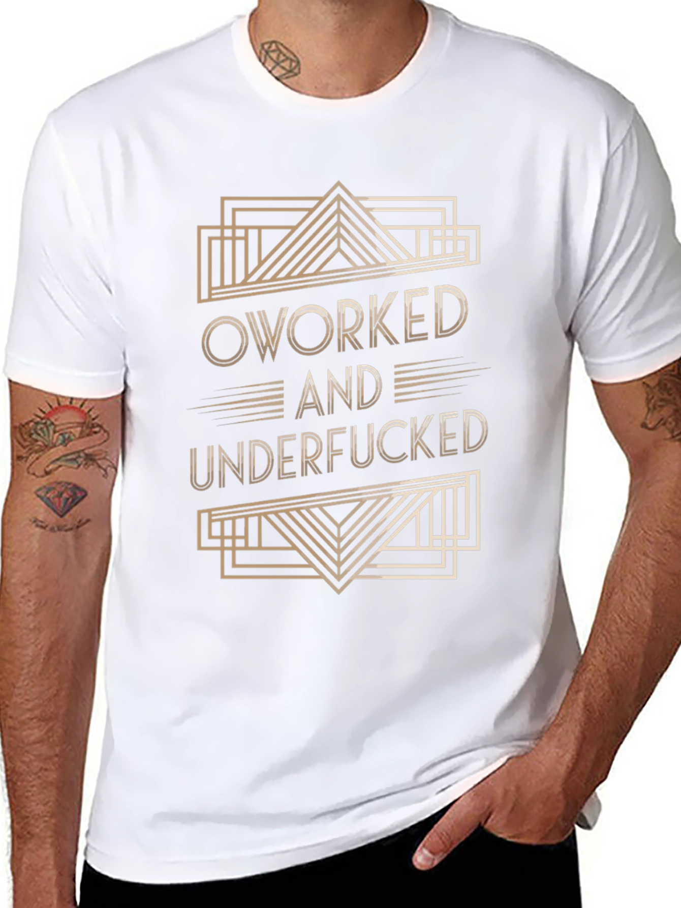 Overworked & Underfucked Graphic Tee