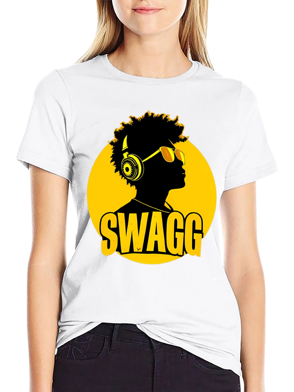 Swagg Graphic T-Shirt - Mens Black Tee