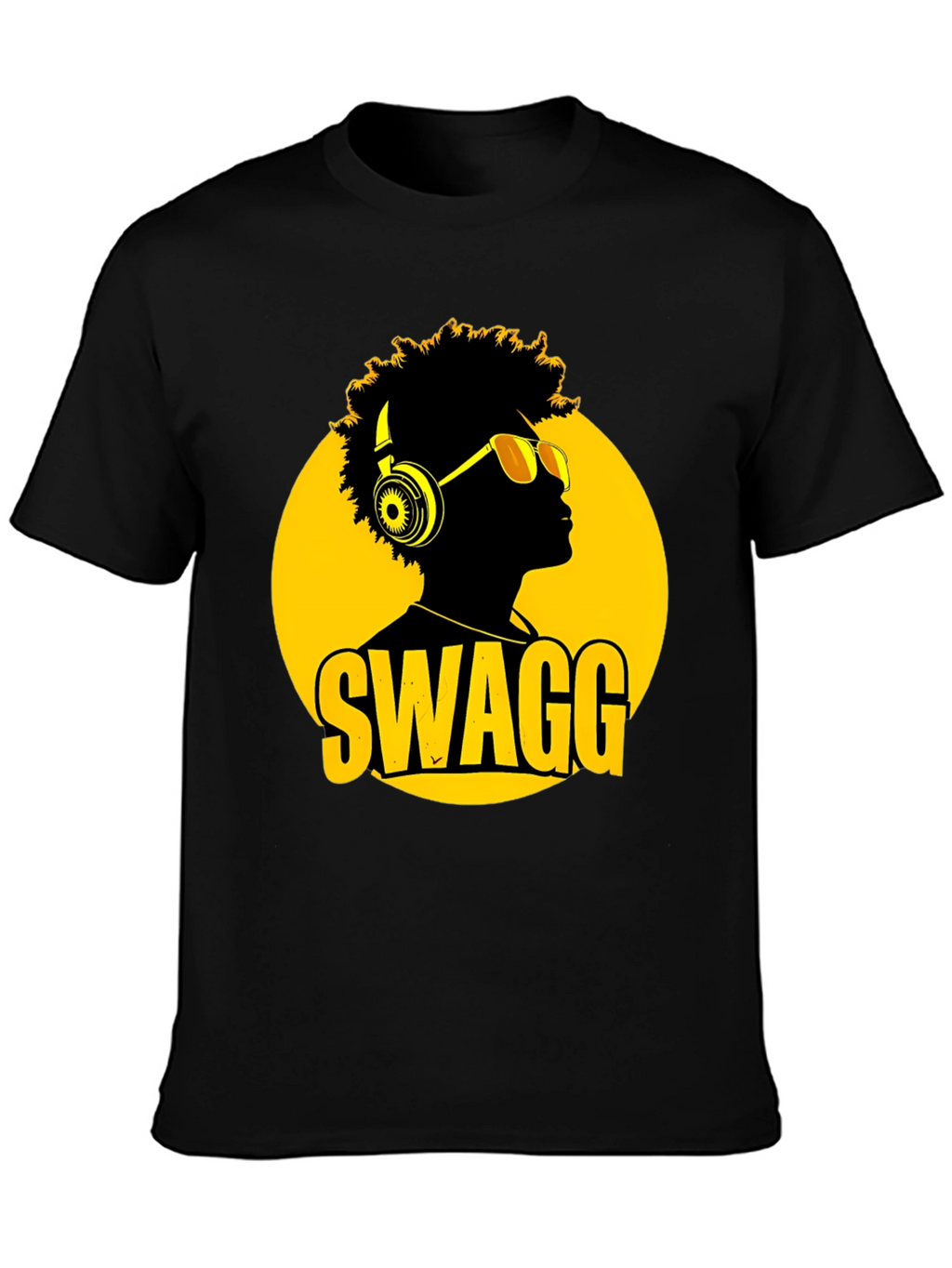 Swagg Graphic T-Shirt - Mens Black Tee