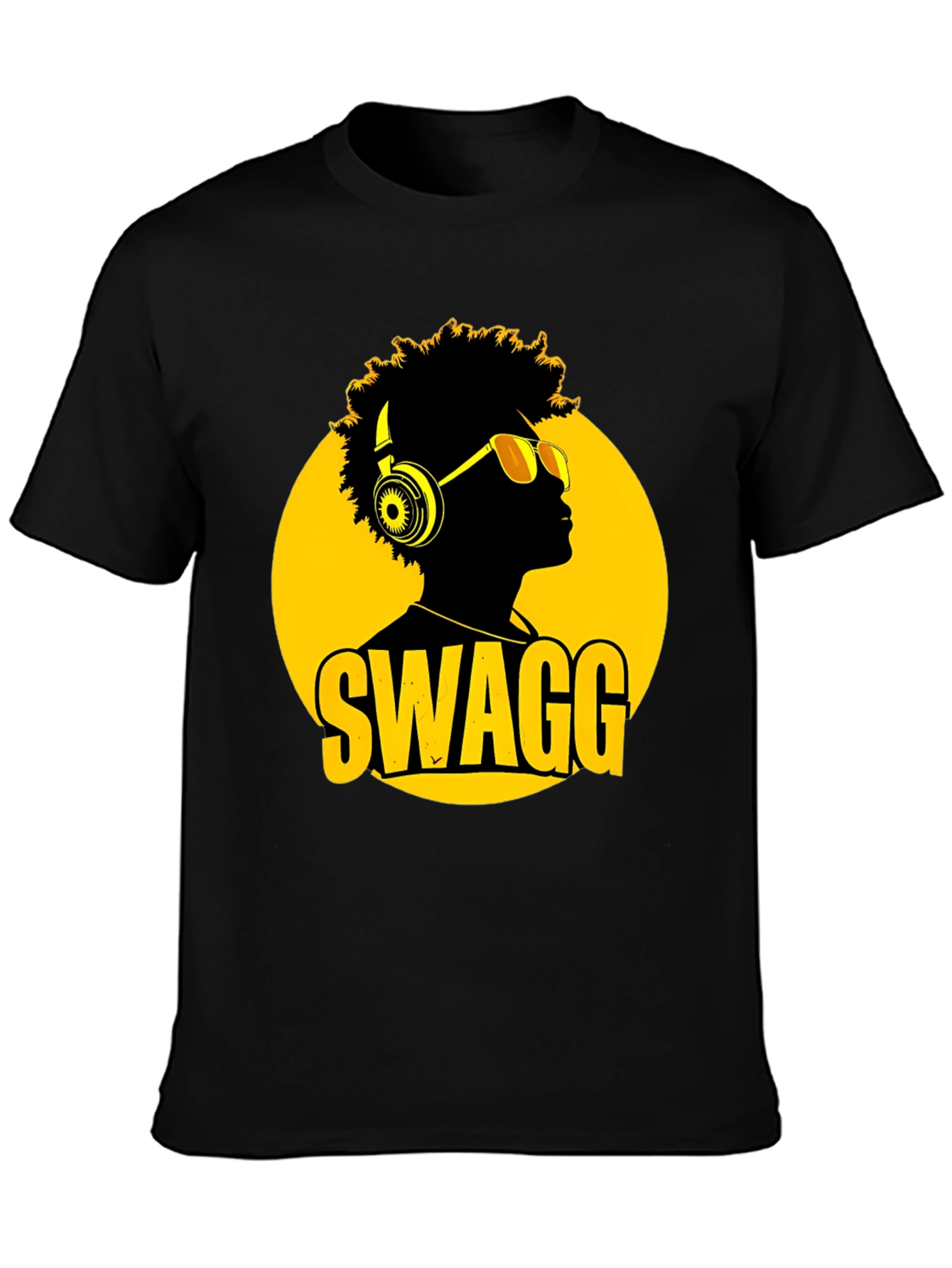 Swagg Graphic T-Shirt - Mens Black Tee